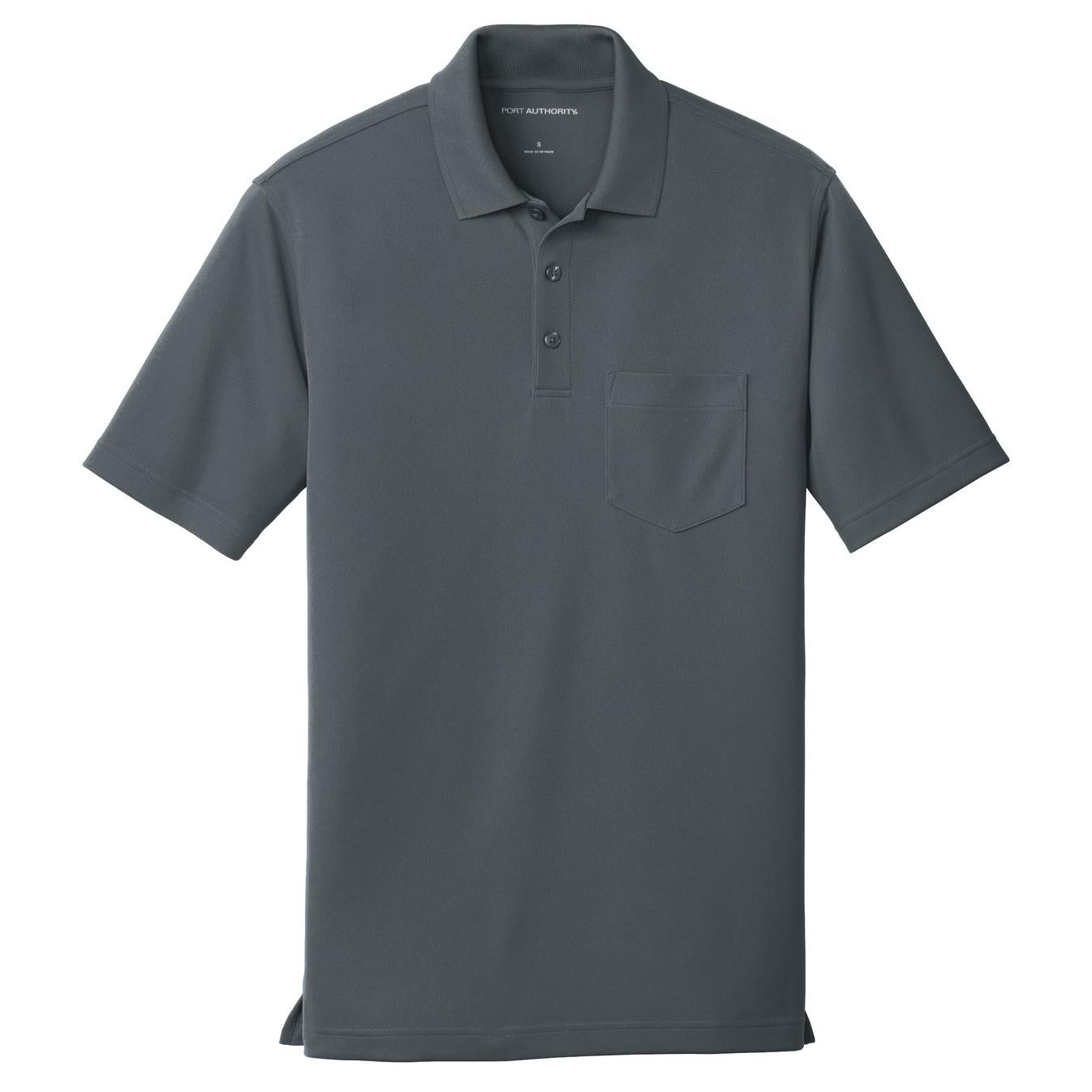 Deep Black Polo Shirt - Port Authority - Breathable Design