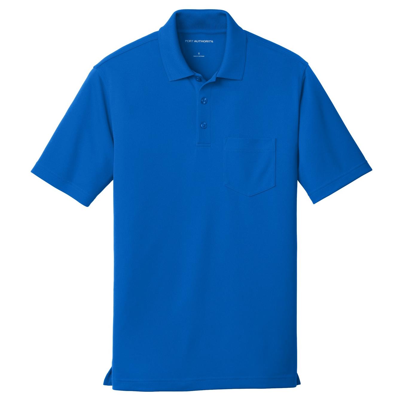 Deep Black Polo Shirt - Port Authority - Breathable Design