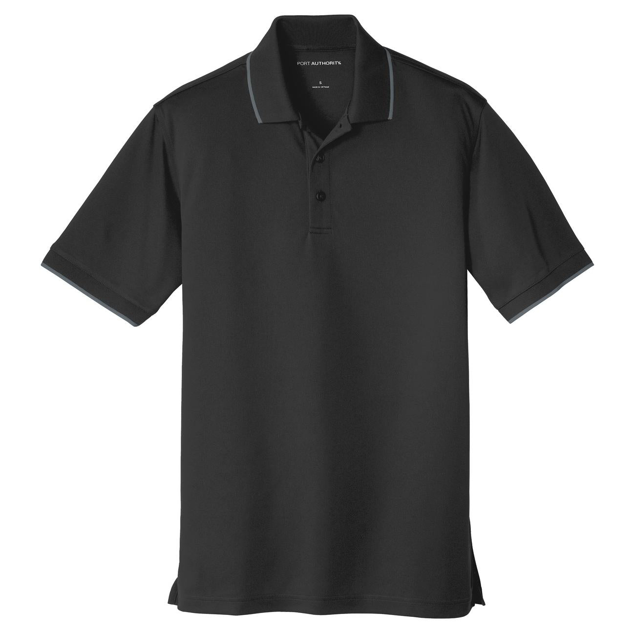 Deep Black Polo Shirt - Port Authority - Breathable Fabric