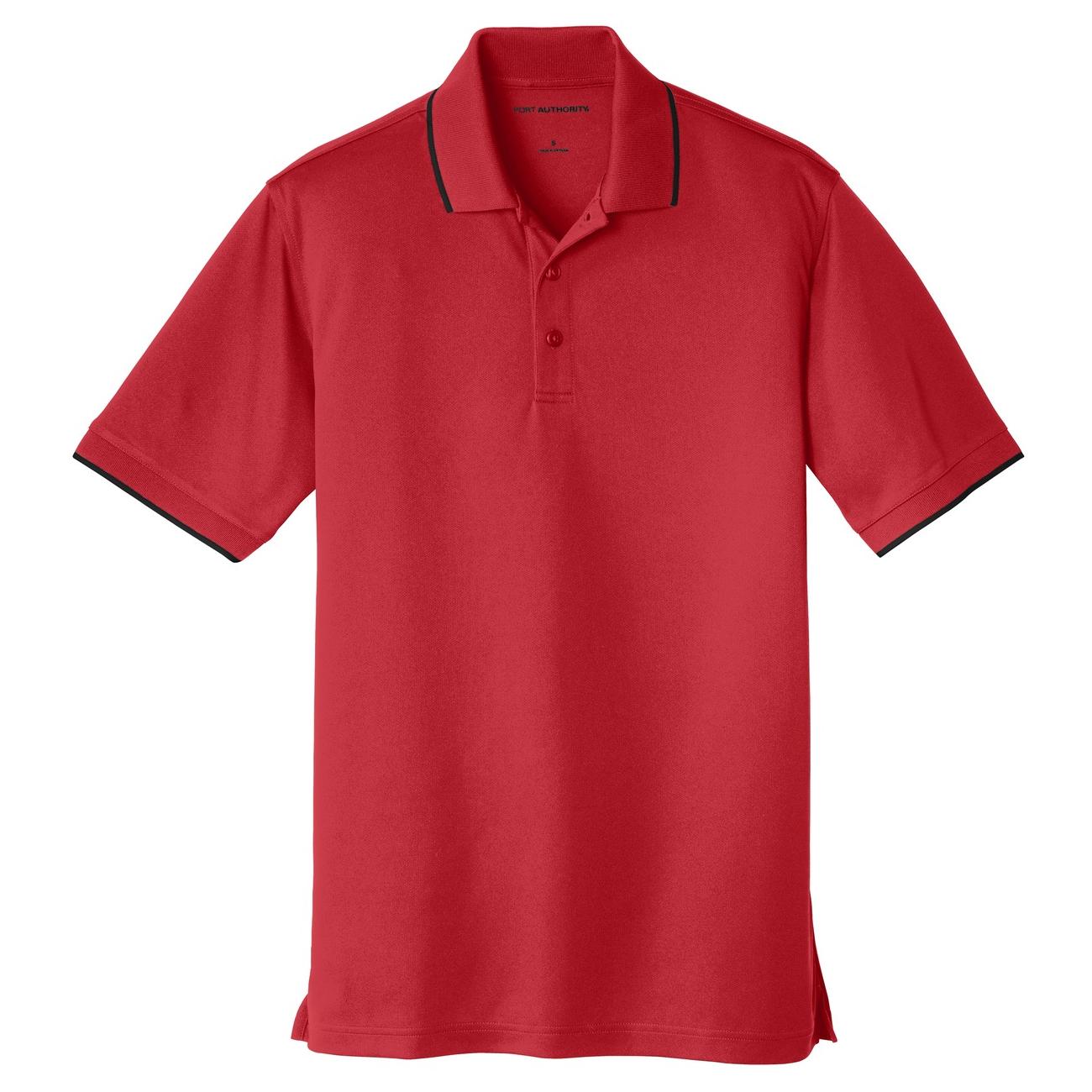 Deep Black Polo Shirt - Port Authority - Breathable Fabric