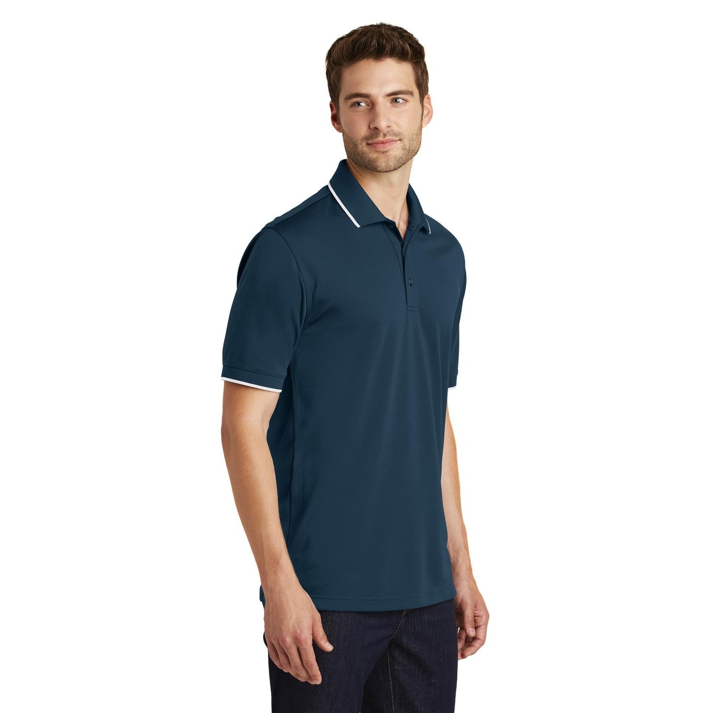 Deep Black Polo Shirt - Port Authority - Breathable Fabric