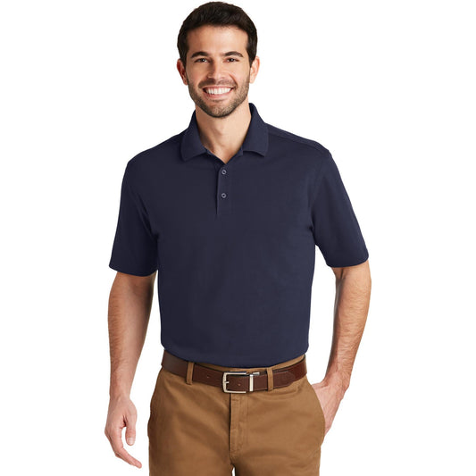 True Navy Polo Shirts - Port Authority - Comfortable Fabric