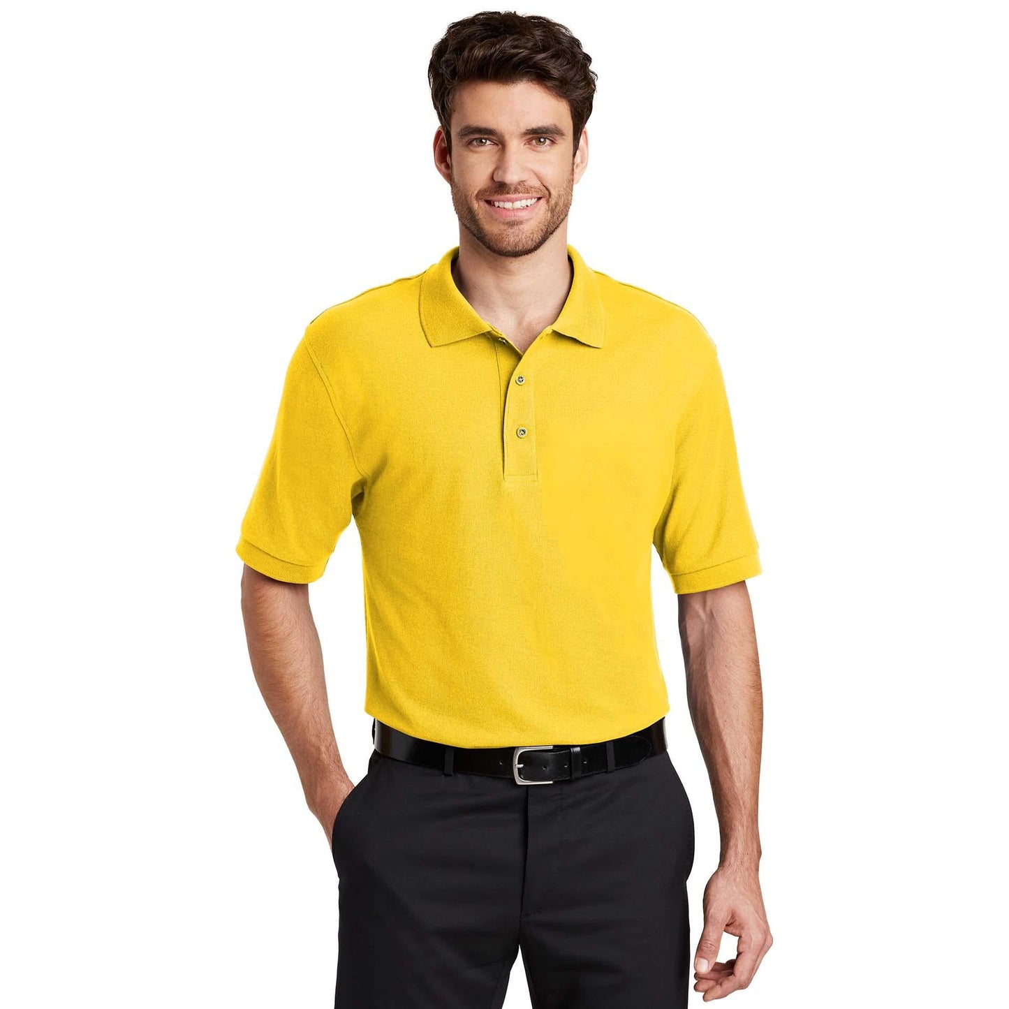 Sunflower Yellow Polo Shirt - Port Authority - Soft Fabric