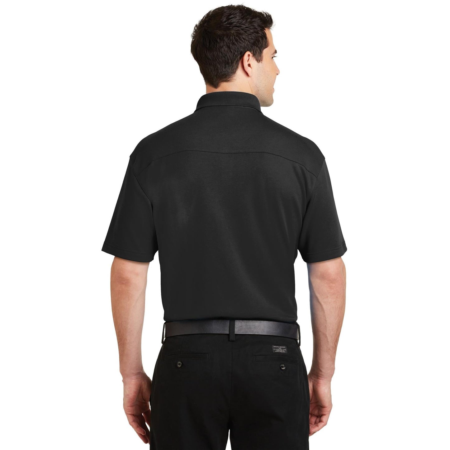 Black Polo Shirt - Port Authority - Comfortable Fabric