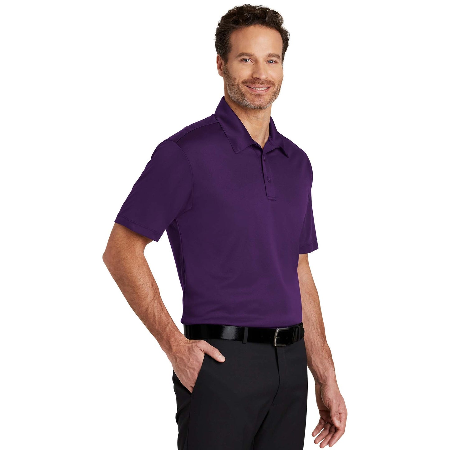 Black Polo Shirts - Port Authority - Soft Fabric
