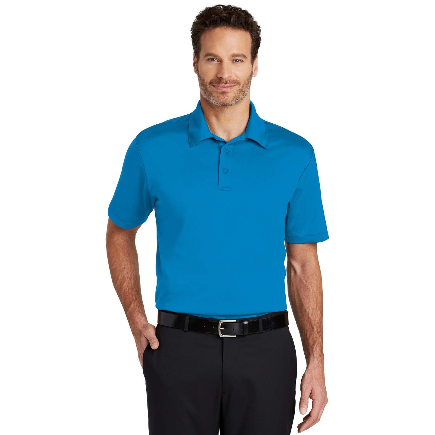 Black Polo Shirts - Port Authority - Soft Fabric