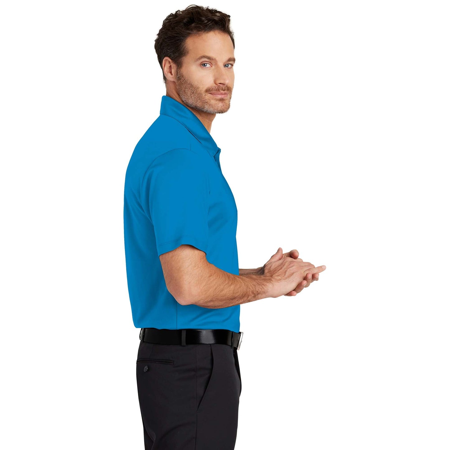 Black Polo Shirts - Port Authority - Soft Fabric