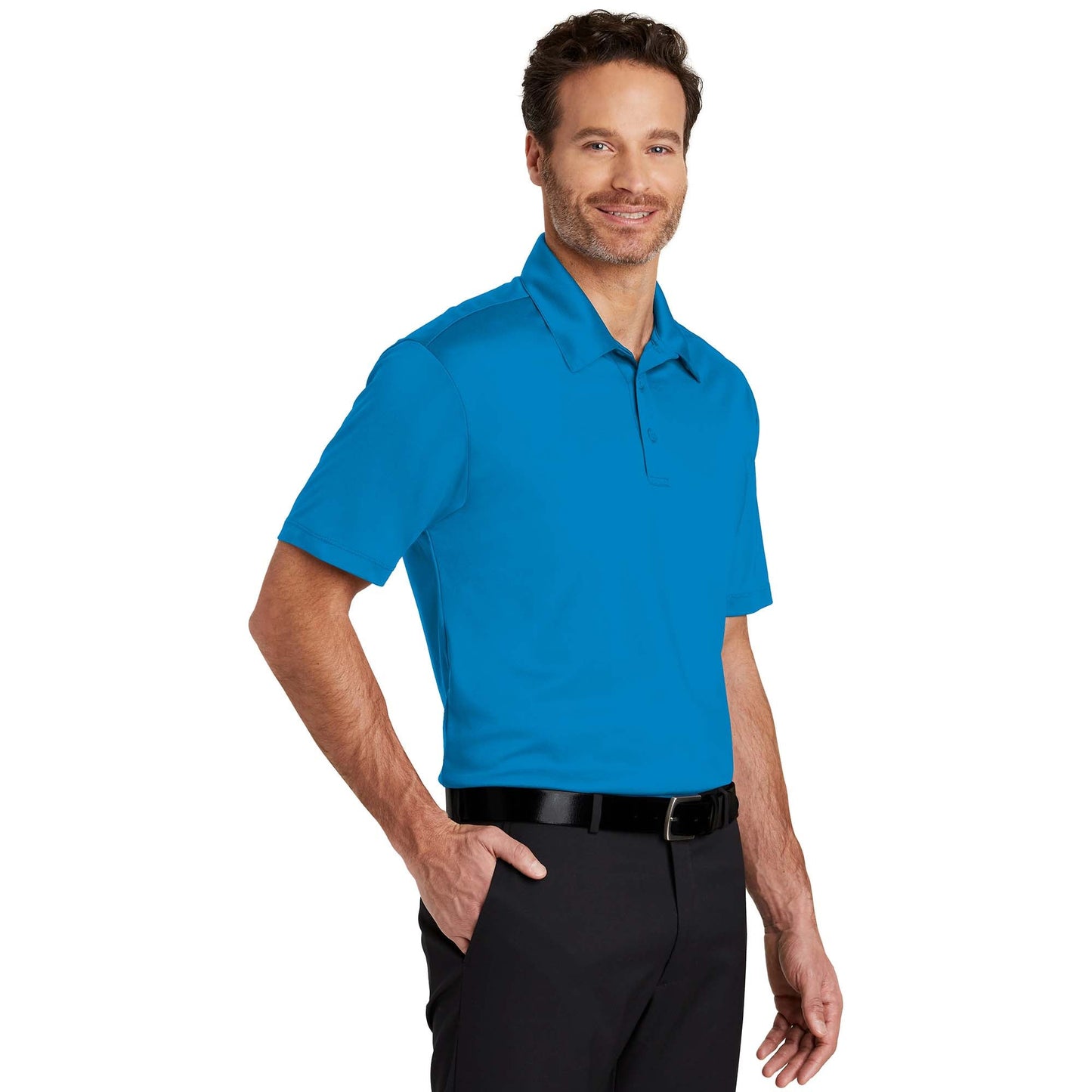 Black Polo Shirts - Port Authority - Soft Fabric