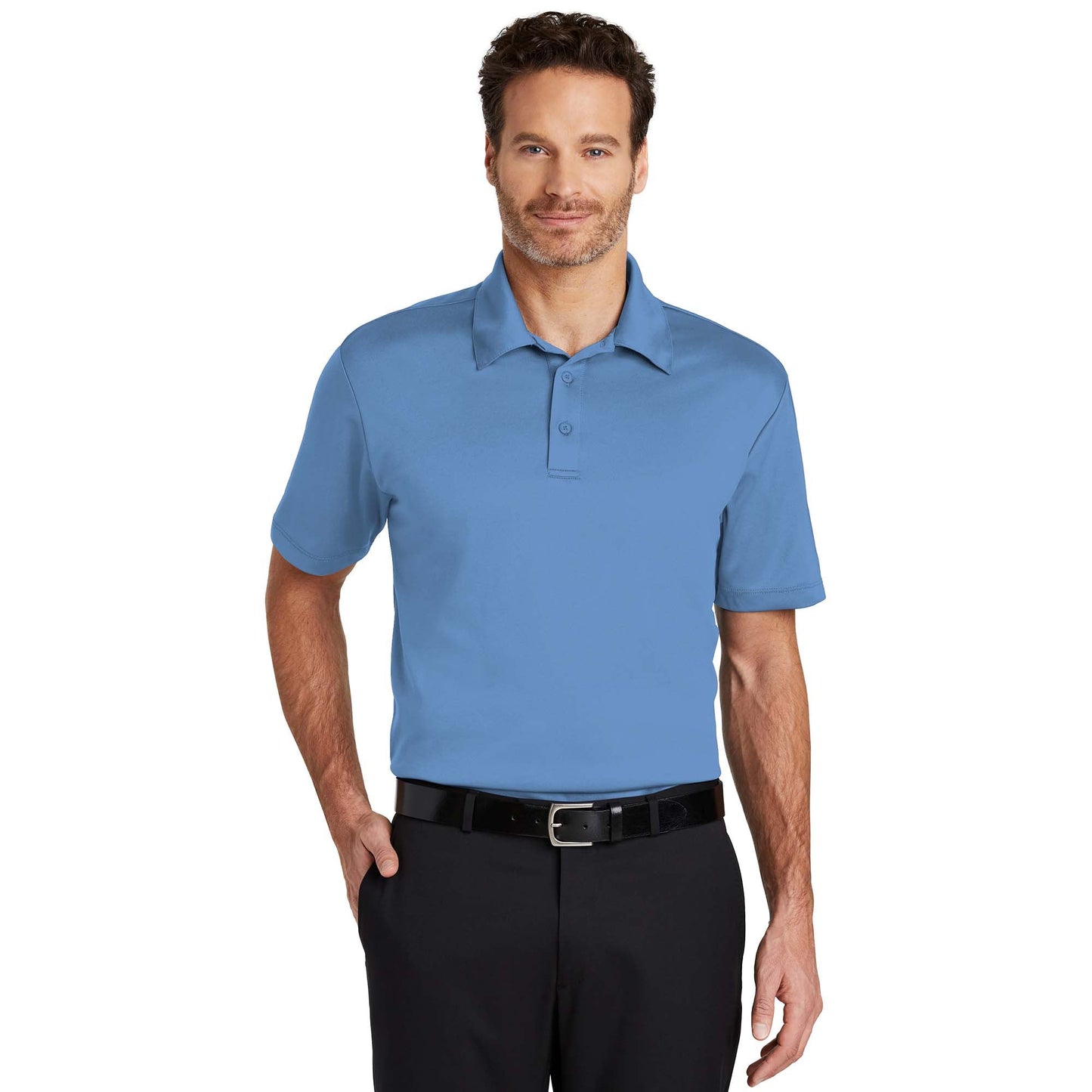 Black Polo Shirts - Port Authority - Soft Fabric