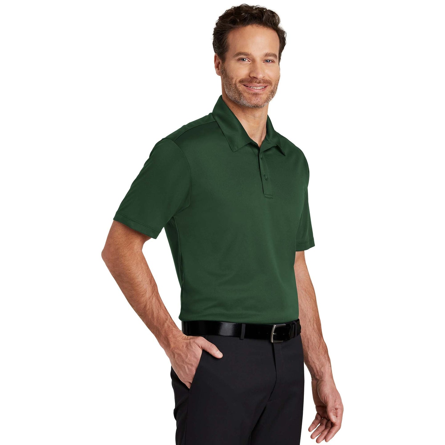 Black Polo Shirts - Port Authority - Soft Fabric