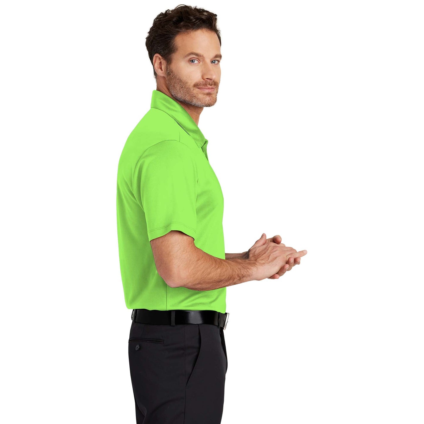 Black Polo Shirts - Port Authority - Soft Fabric