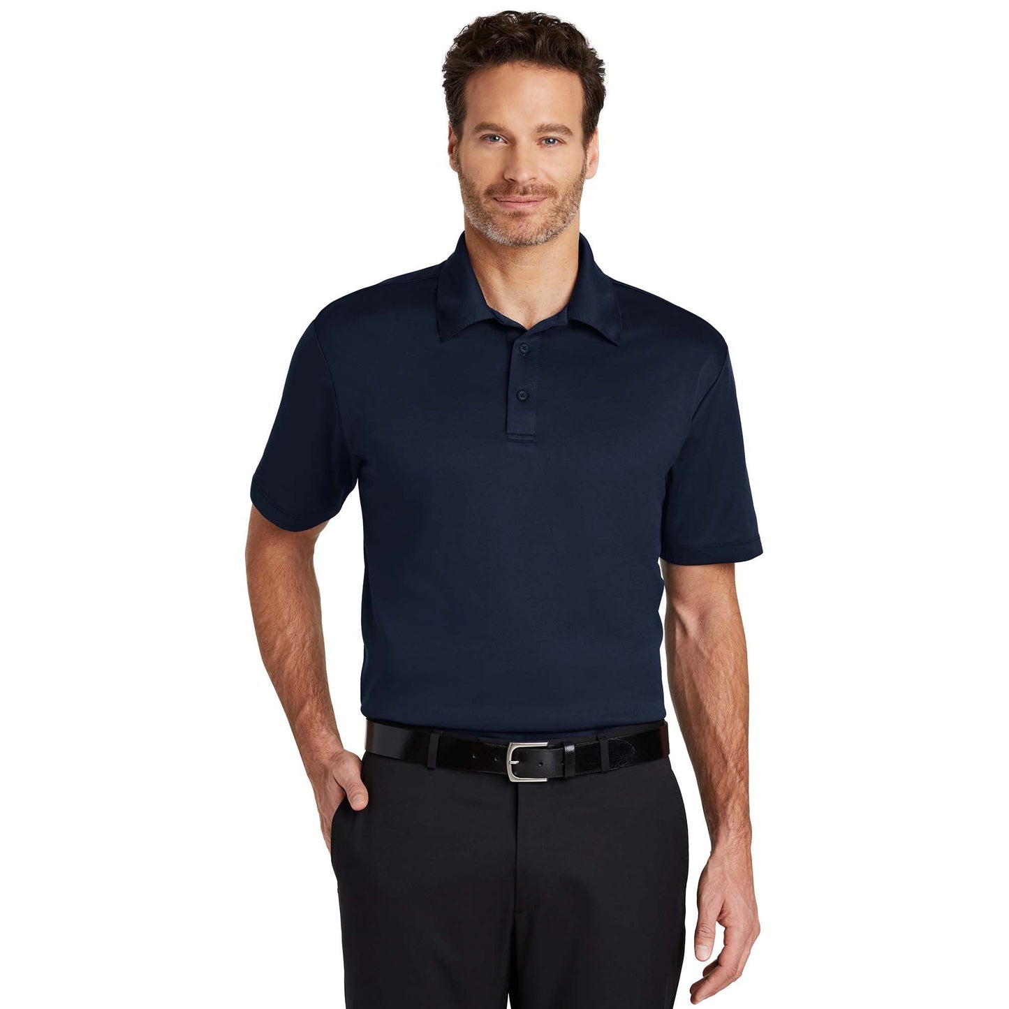 Black Polo Shirts - Port Authority - Soft Fabric