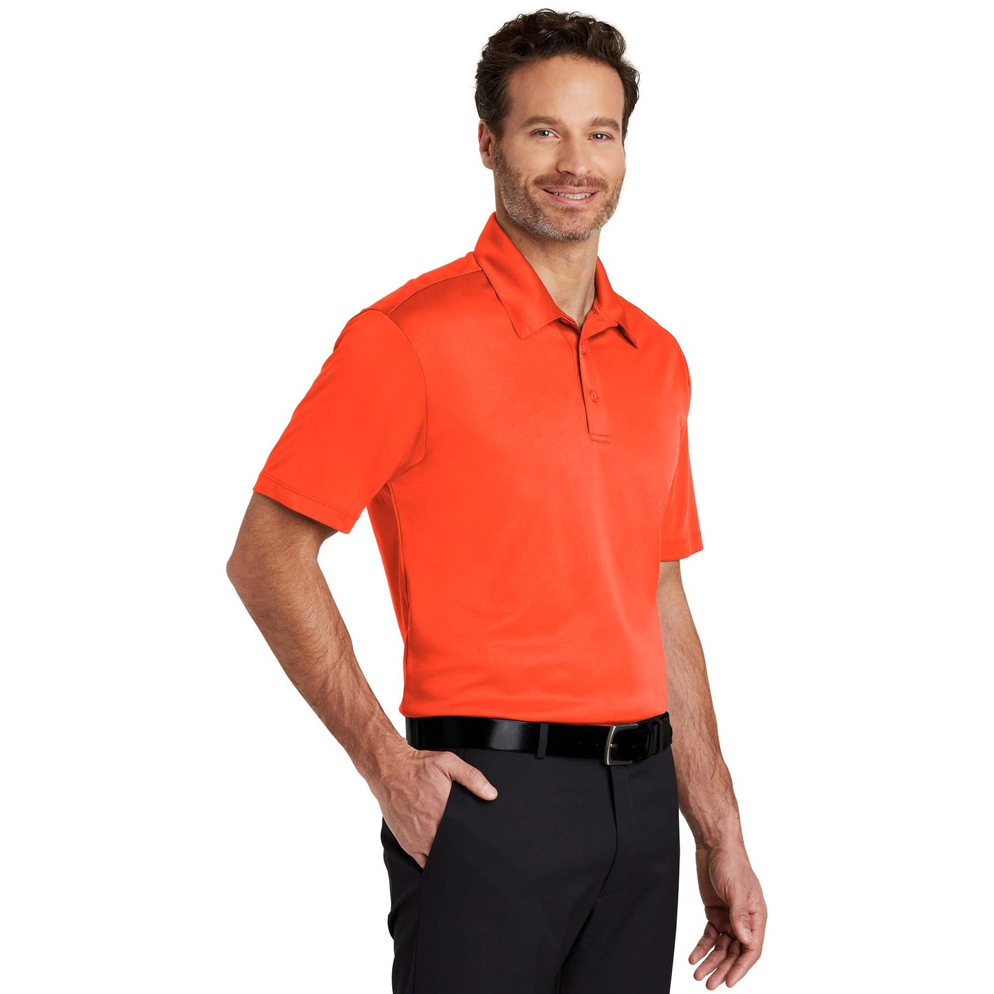 Black Polo Shirts - Port Authority - Soft Fabric