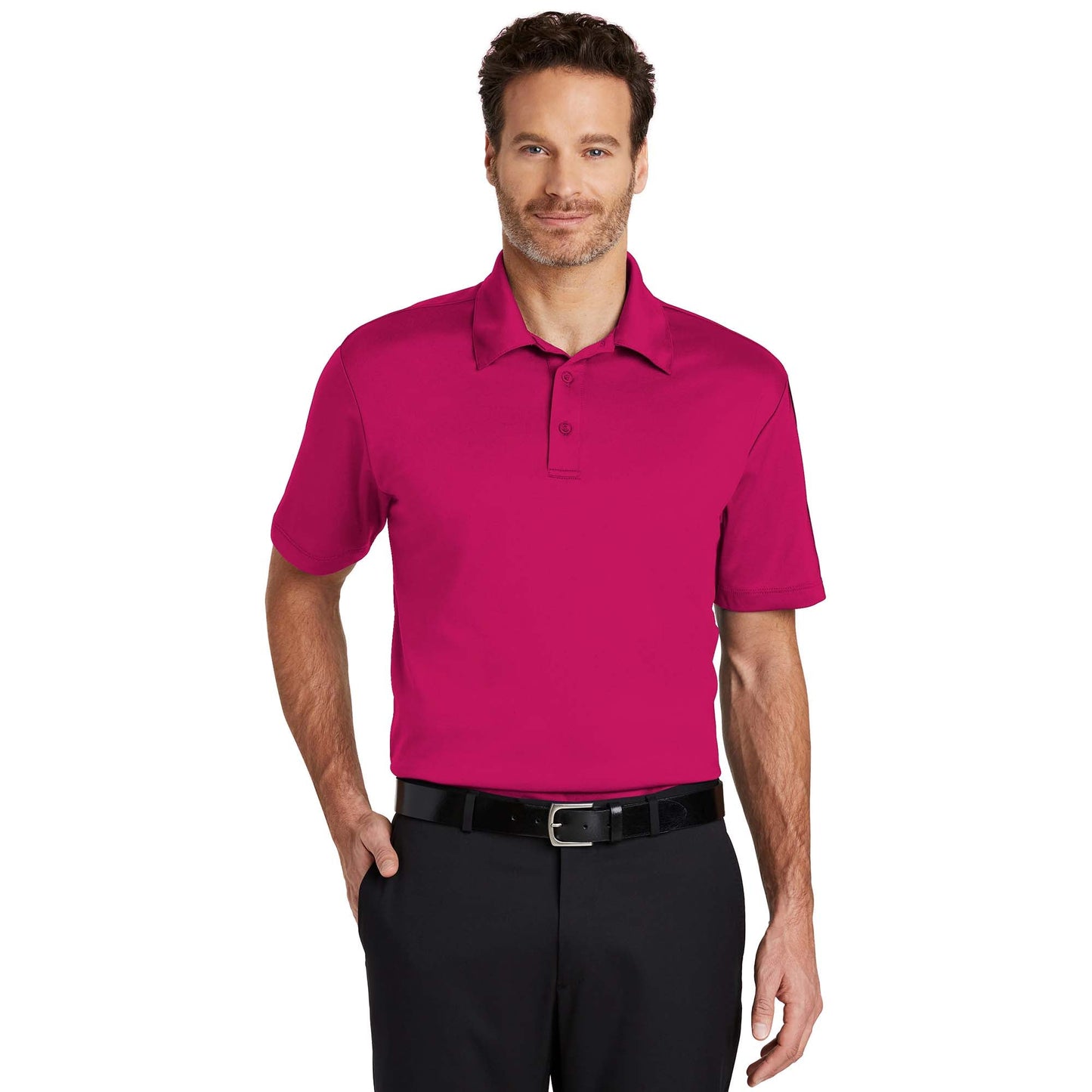 Black Polo Shirts - Port Authority - Soft Fabric