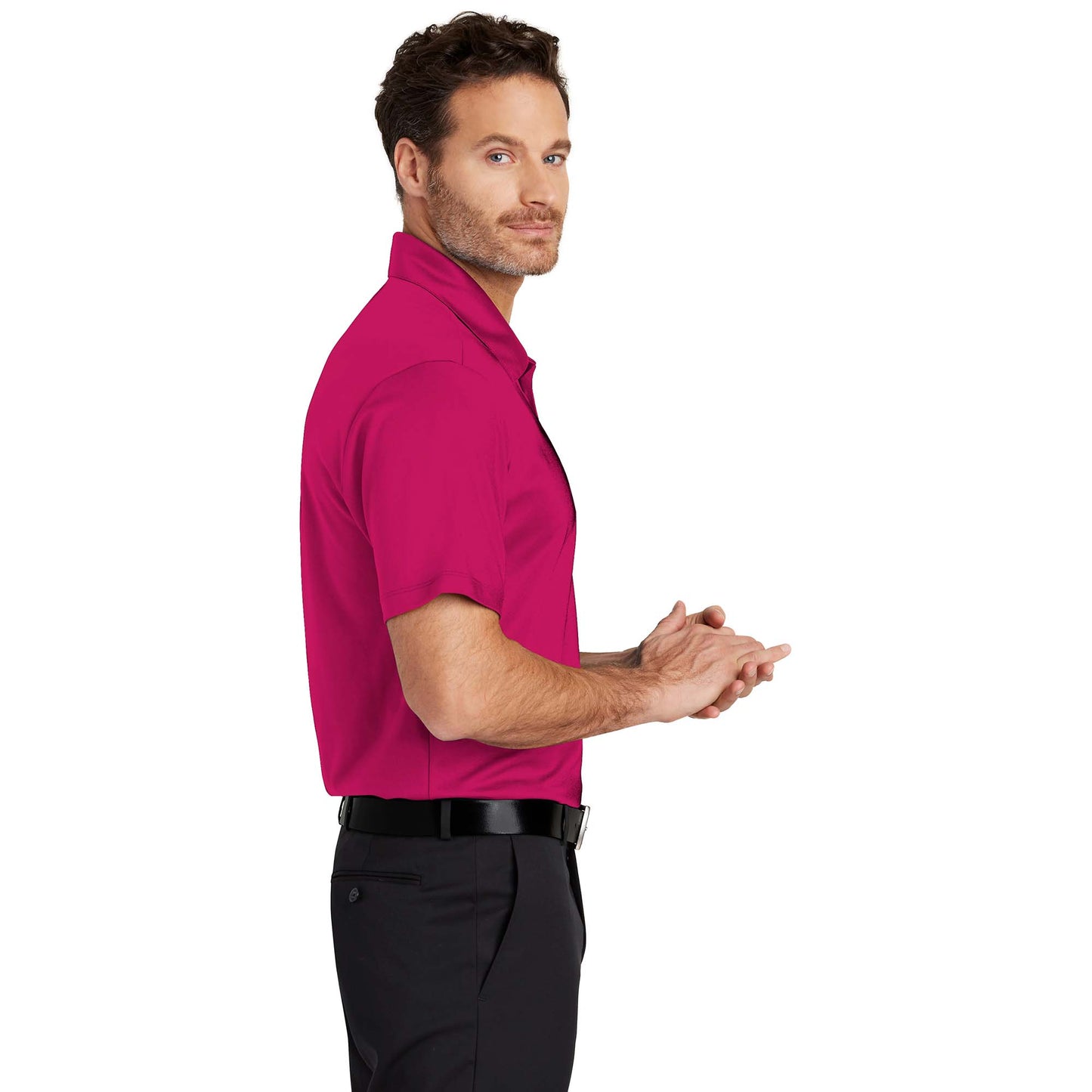 Black Polo Shirts - Port Authority - Soft Fabric