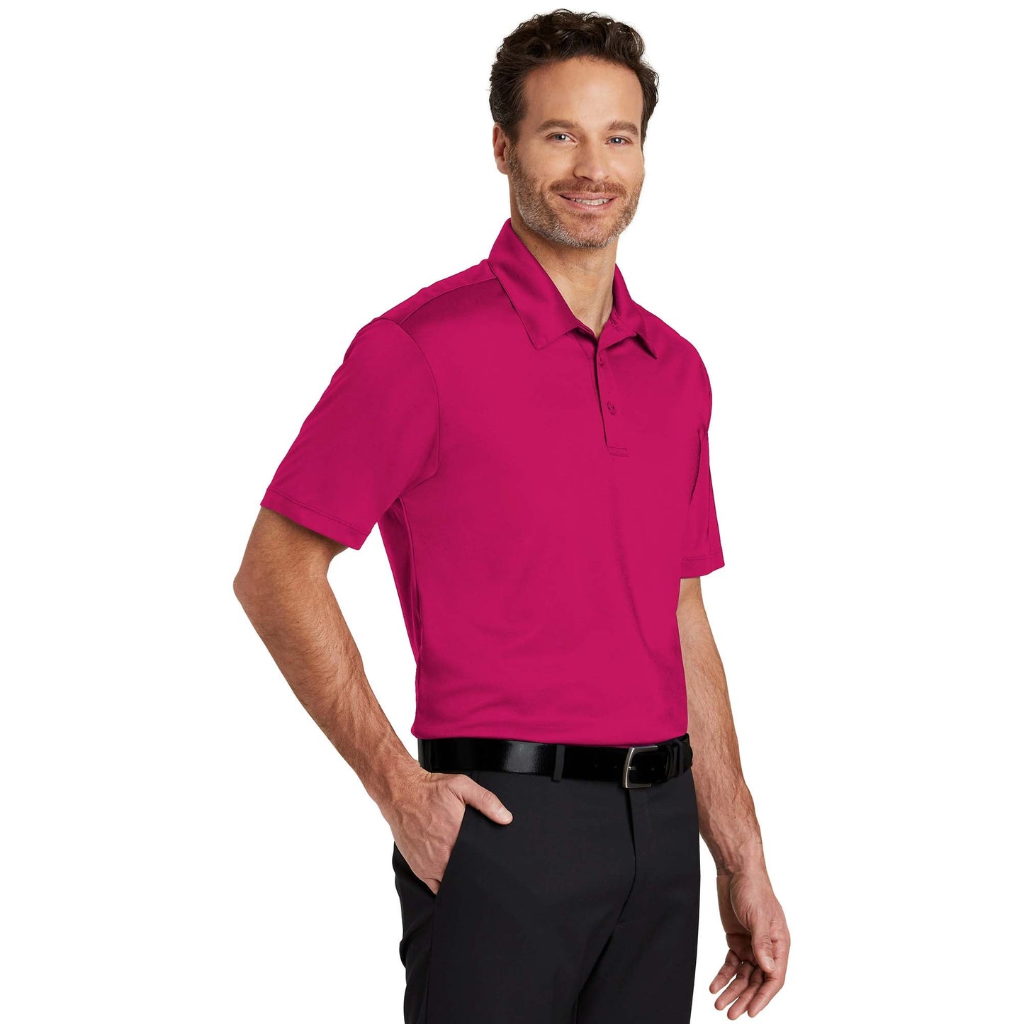 Black Polo Shirts - Port Authority - Soft Fabric