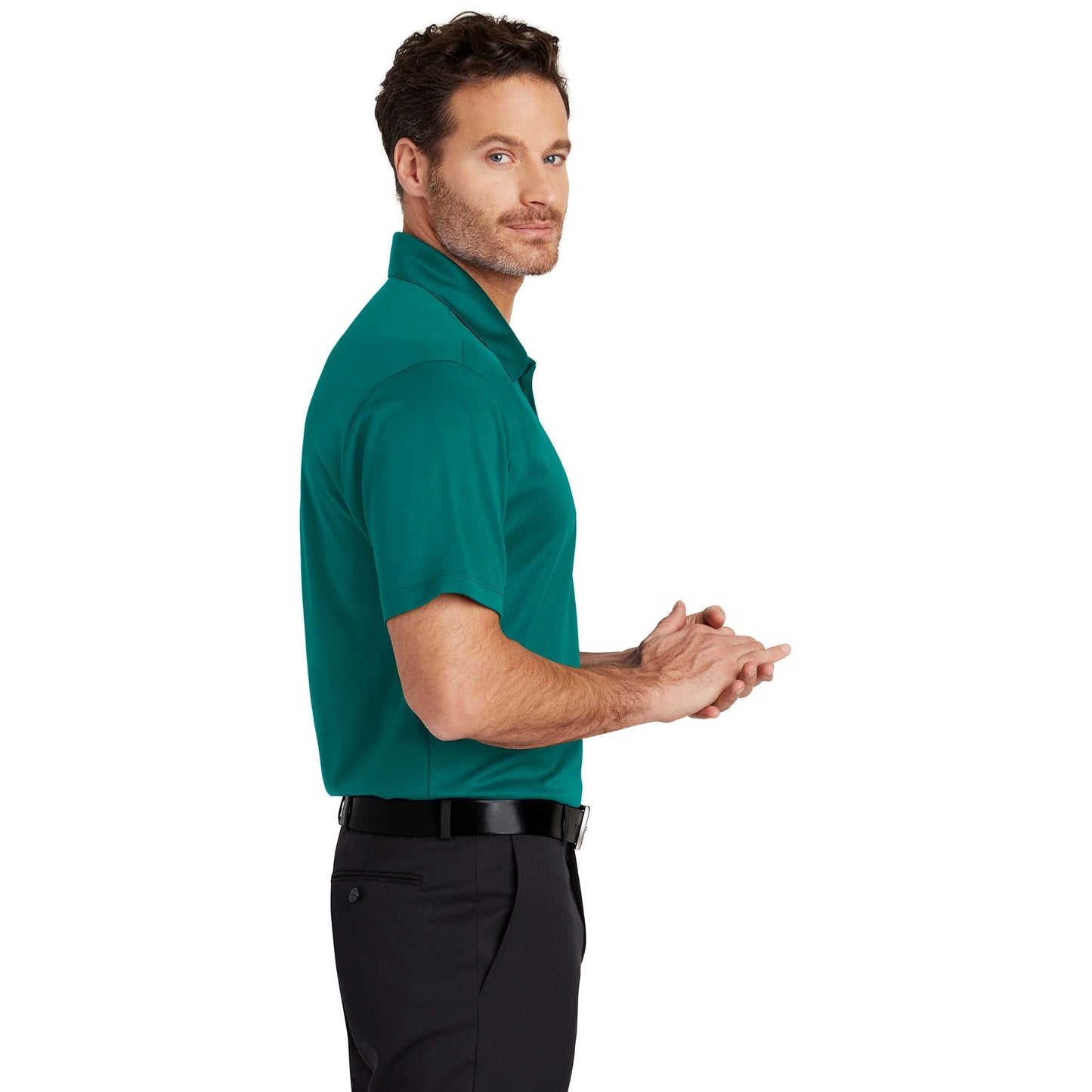Black Polo Shirts - Port Authority - Soft Fabric