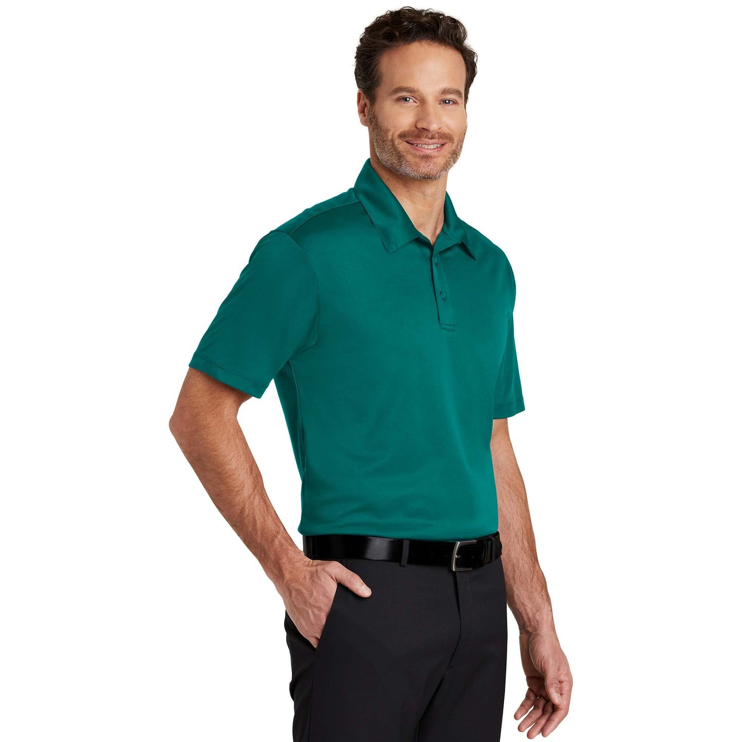 Black Polo Shirts - Port Authority - Soft Fabric