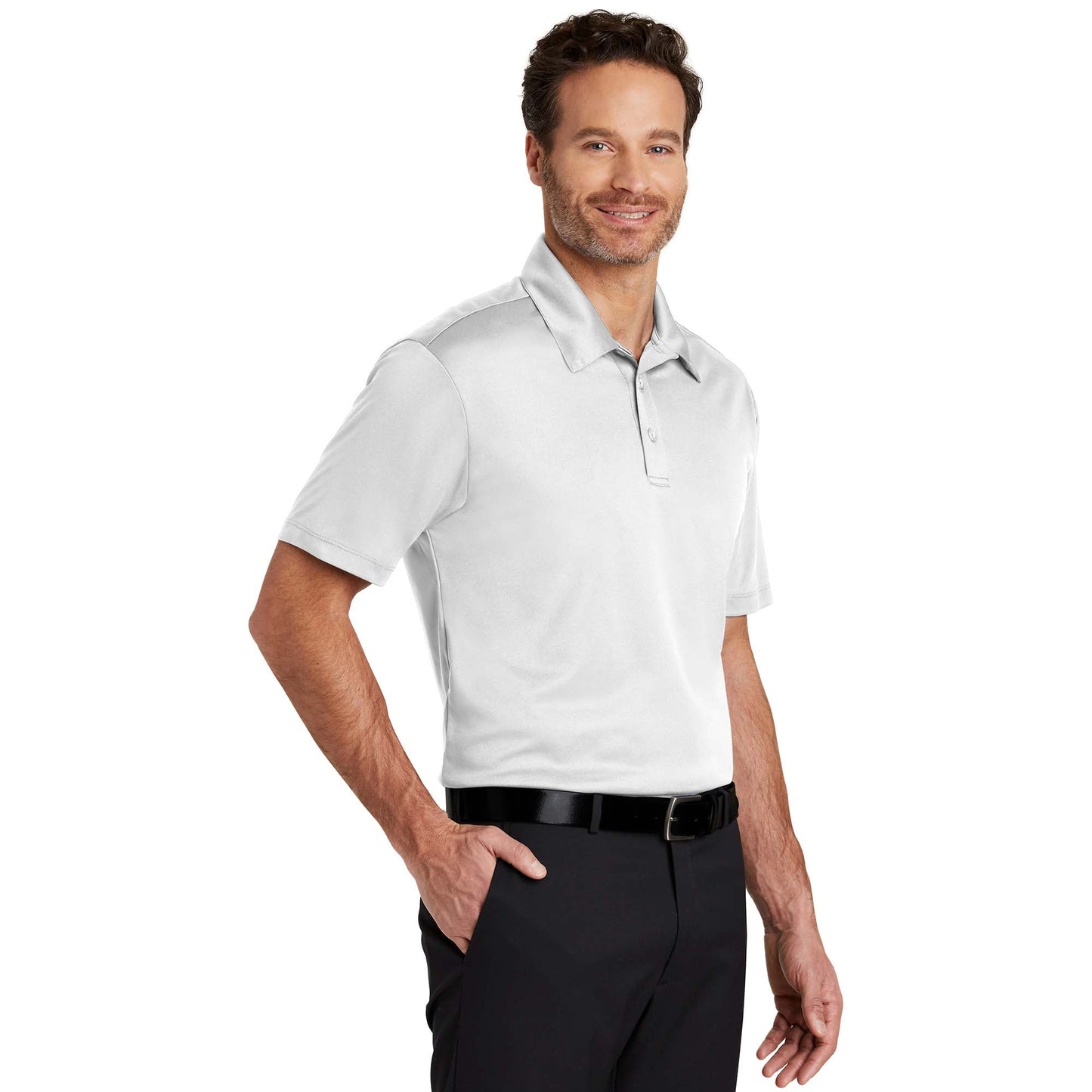 Black Polo Shirts - Port Authority - Soft Fabric