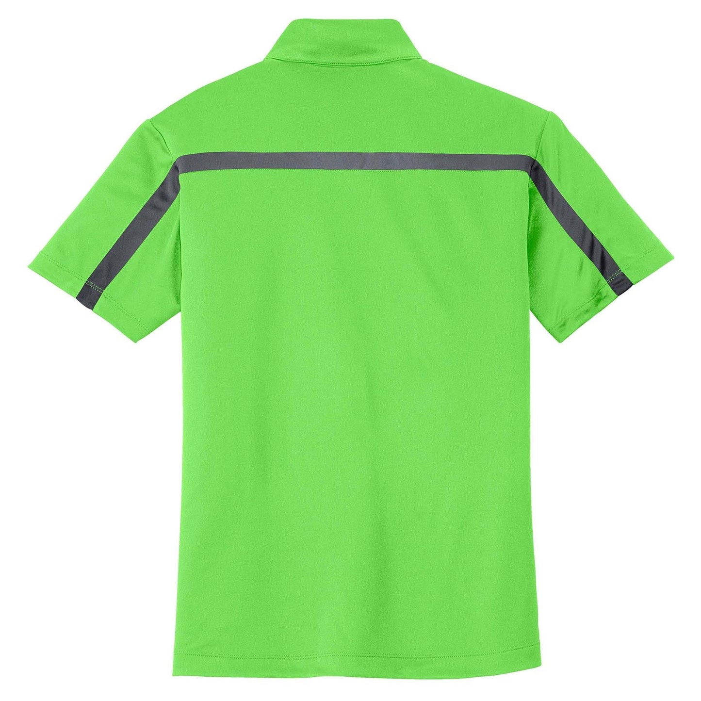 Black/Steel Grey Polo - Port Authority - Performance Fabric