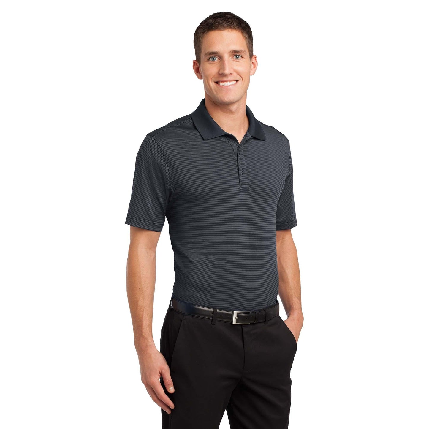Graphite Polo Shirts - Port Authority - Stretch Blend