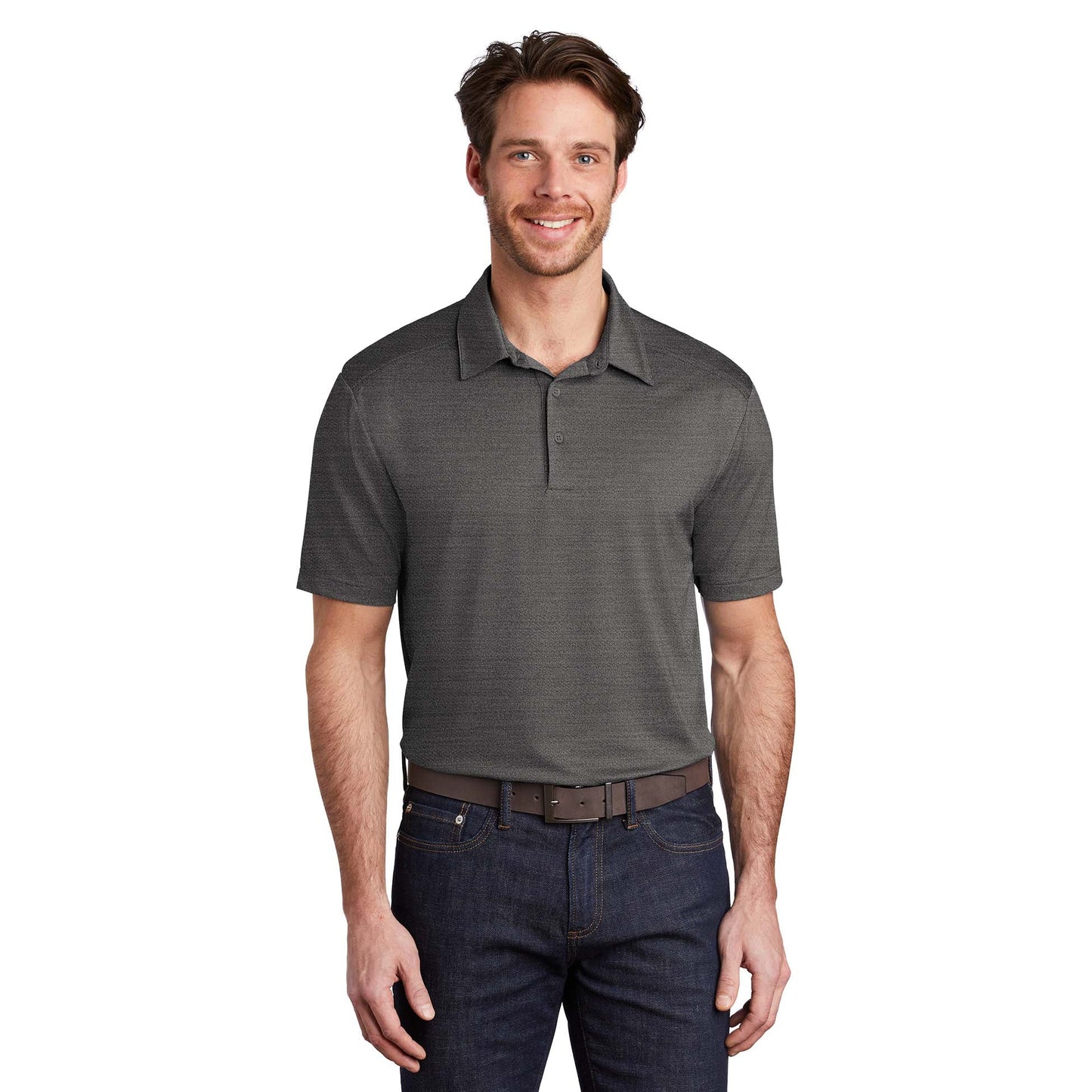 Black/Thunder Grey Polo - Port Authority - Stylish Design