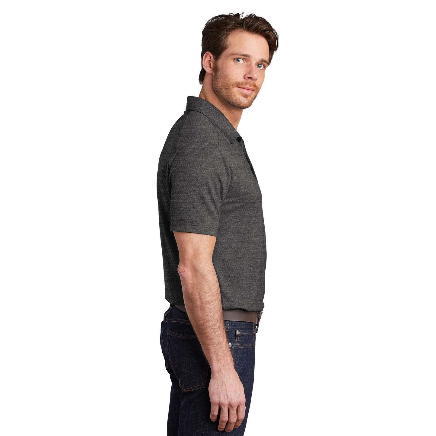 Black/Thunder Grey Polo - Port Authority - Stylish Design