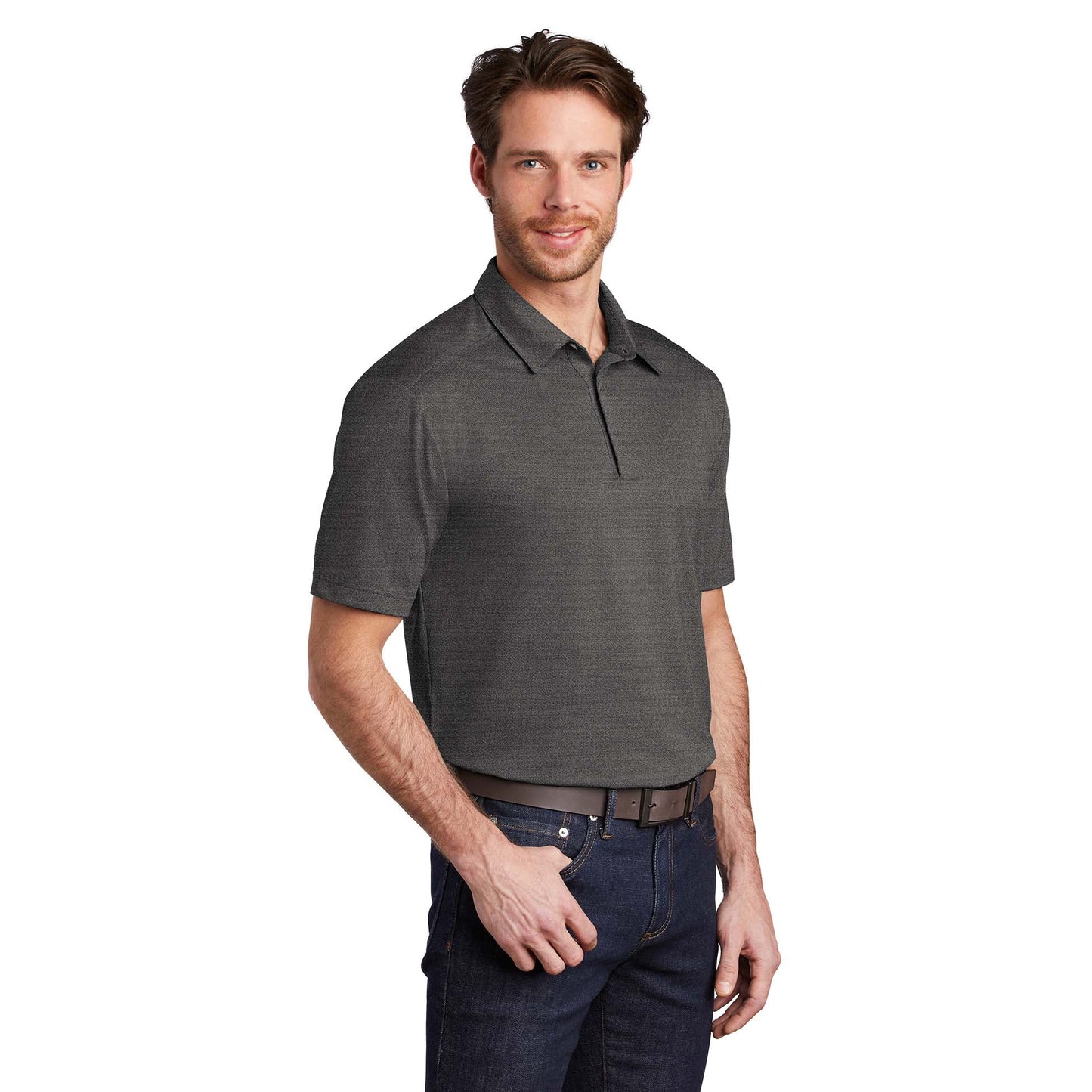 Black/Thunder Grey Polo - Port Authority - Stylish Design