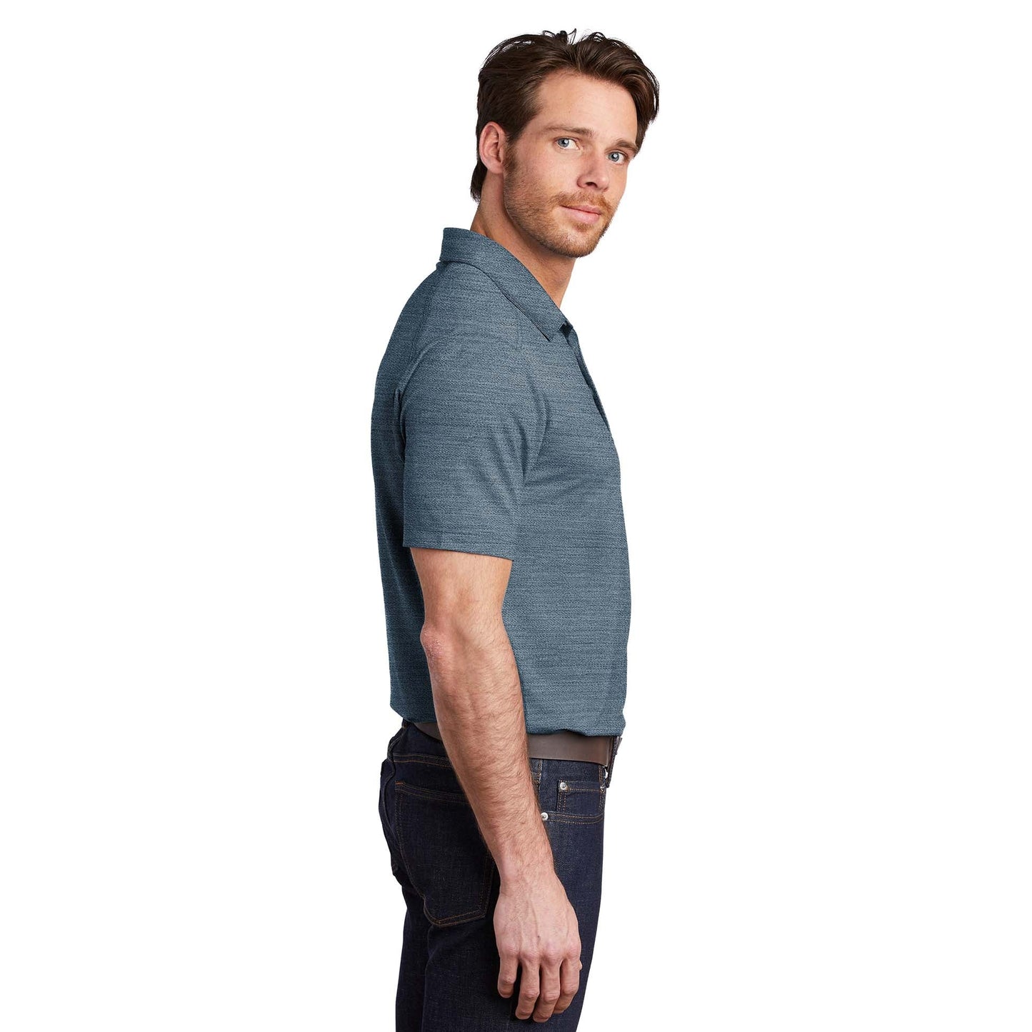 Black/Thunder Grey Polo - Port Authority - Stylish Design