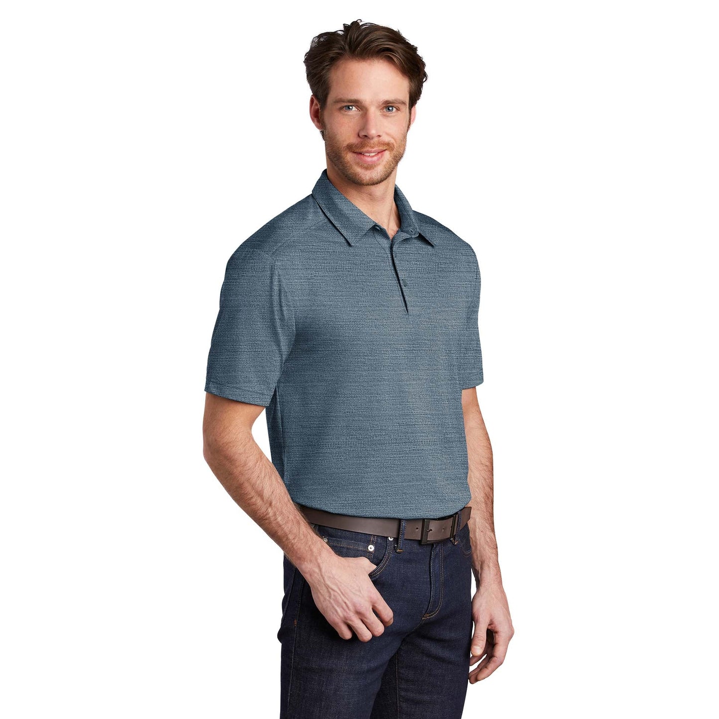 Black/Thunder Grey Polo - Port Authority - Stylish Design