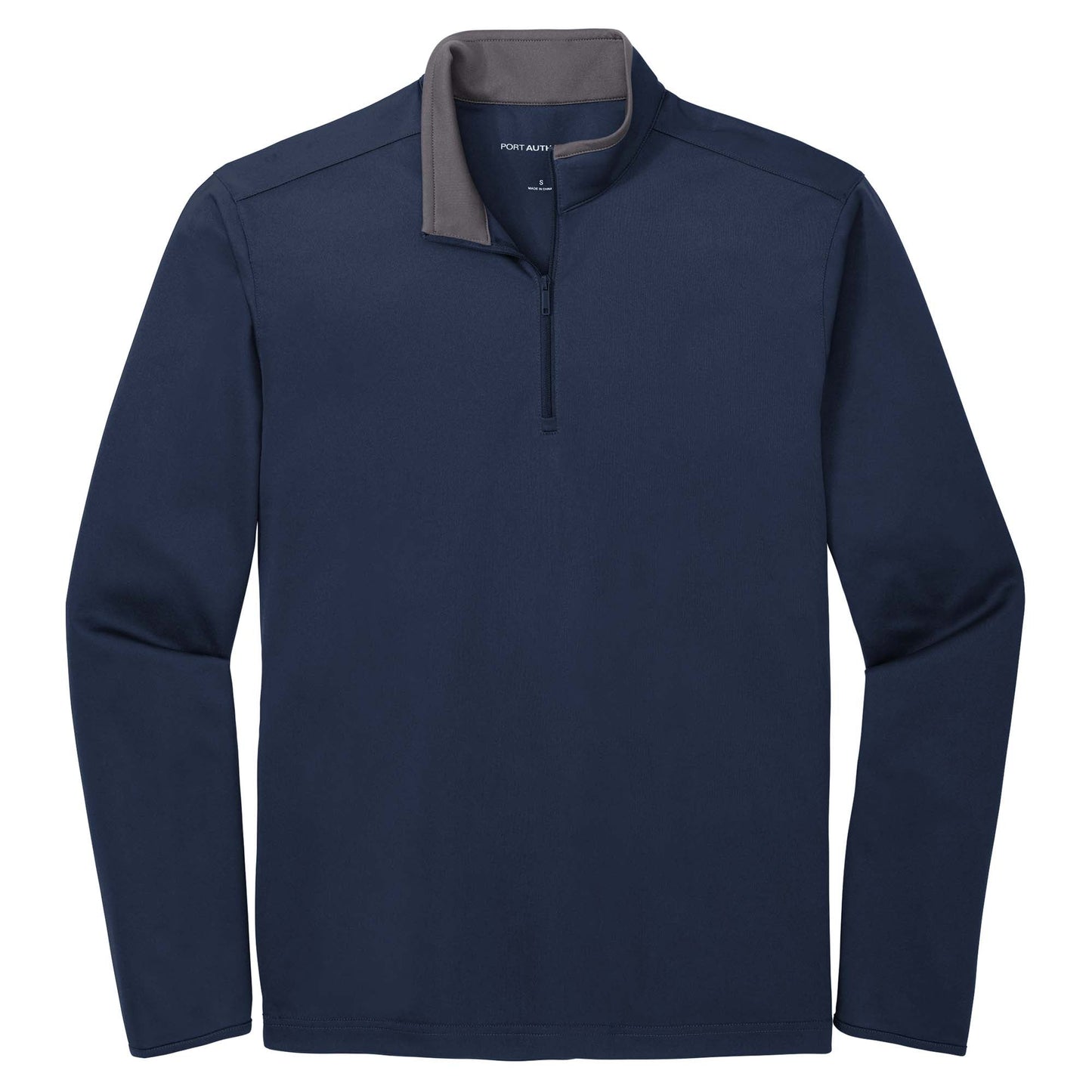 Black/Steel Grey Sweatshirt - Port Authority - Snag Resistant