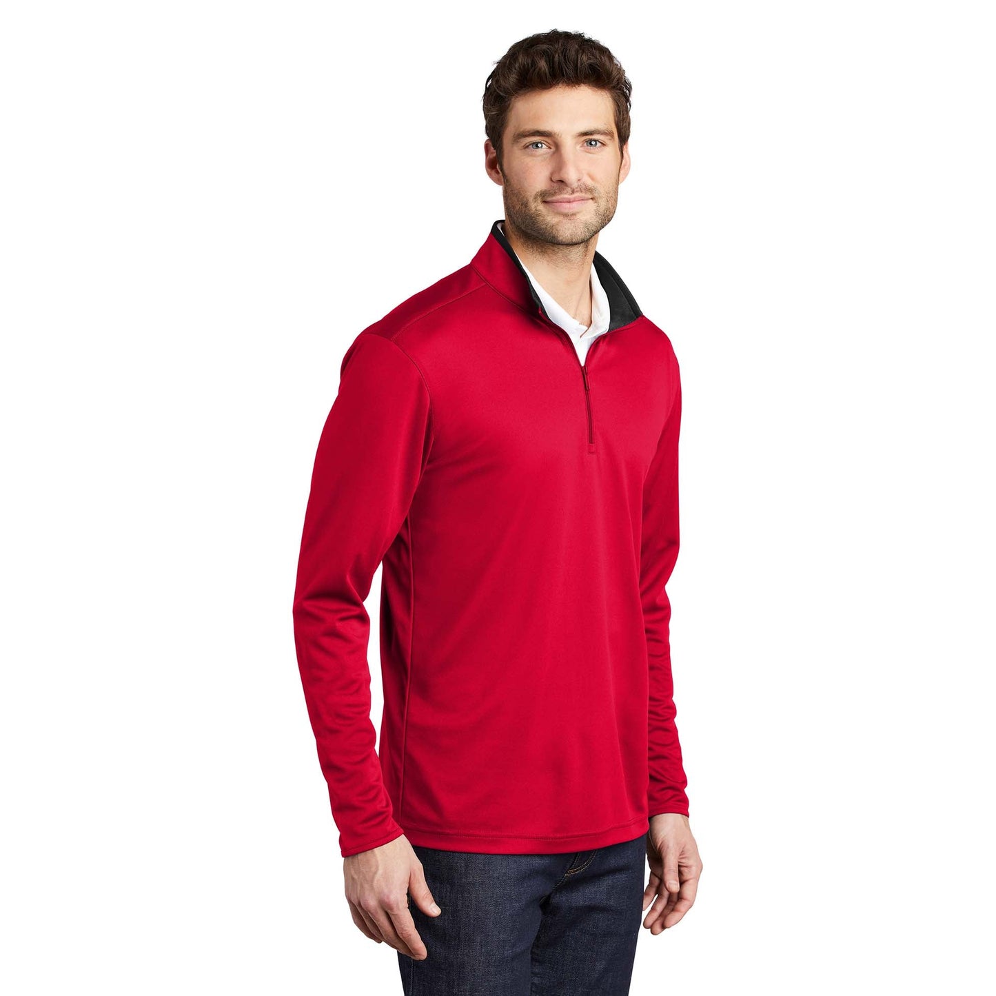 Black/Steel Grey Sweatshirt - Port Authority - Snag Resistant