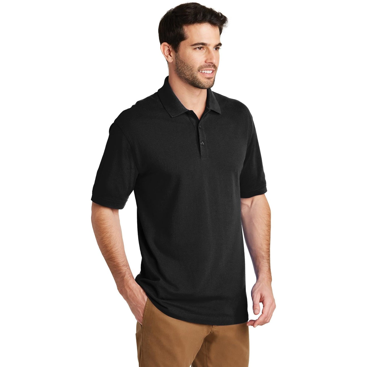 Apple Red Polo Shirts - Port Authority - Soft Cotton