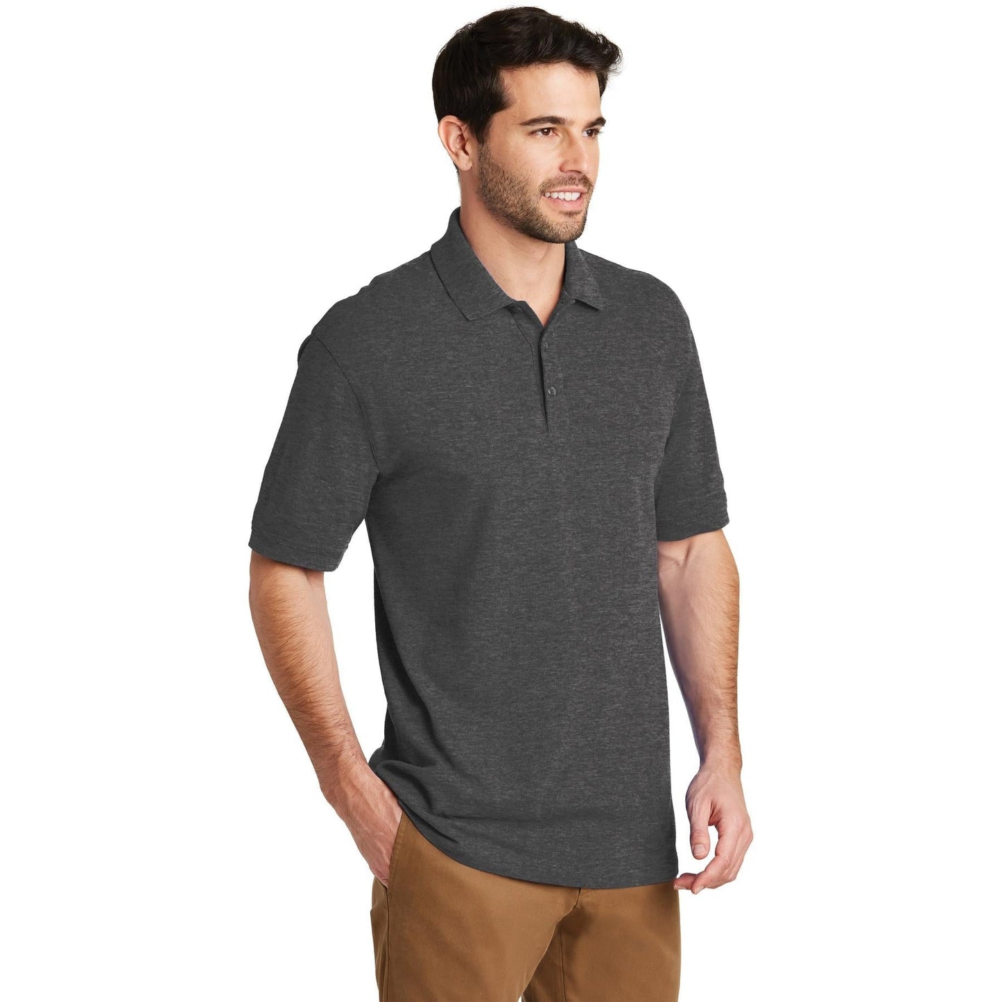 Apple Red Polo Shirts - Port Authority - Soft Cotton