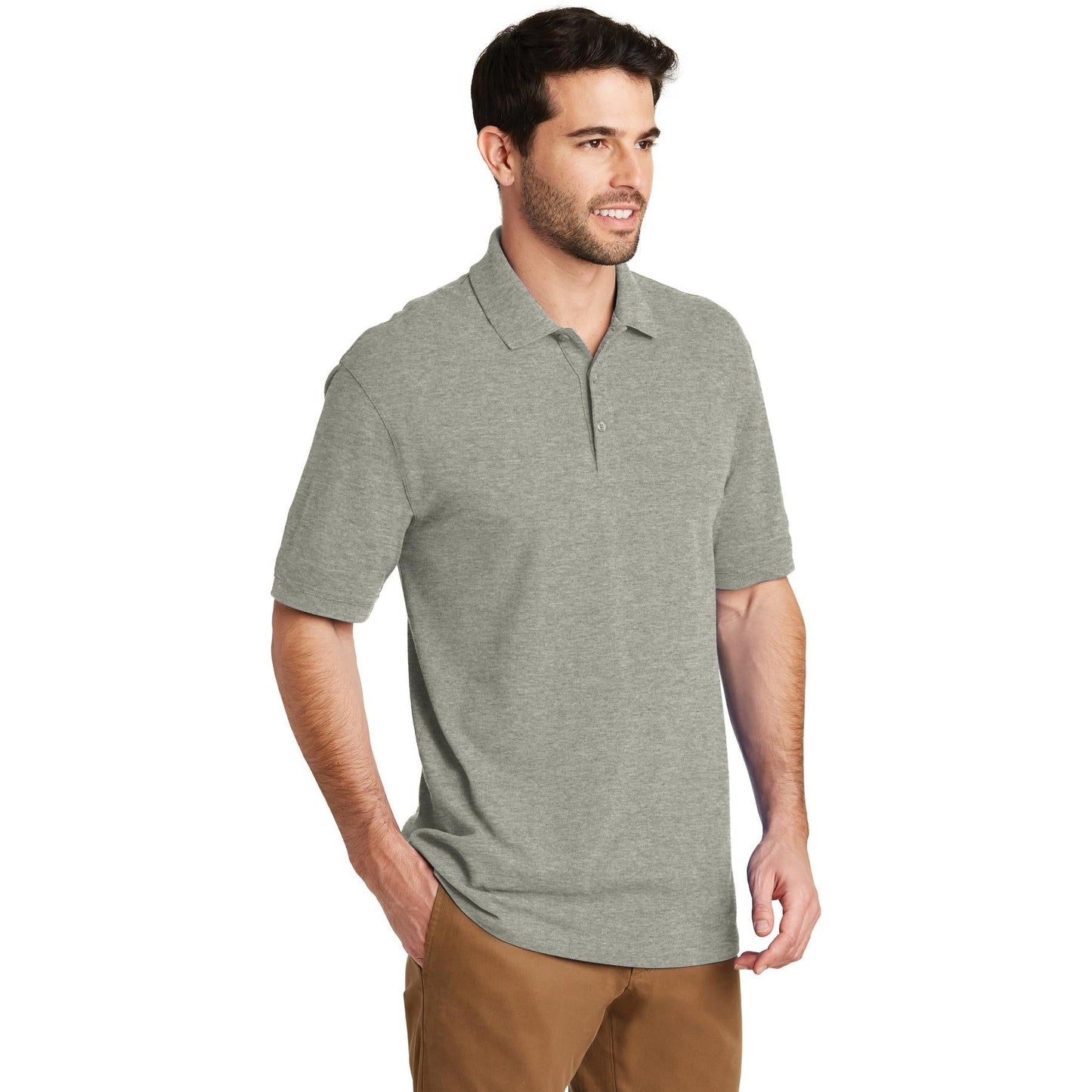 Apple Red Polo Shirts - Port Authority - Soft Cotton
