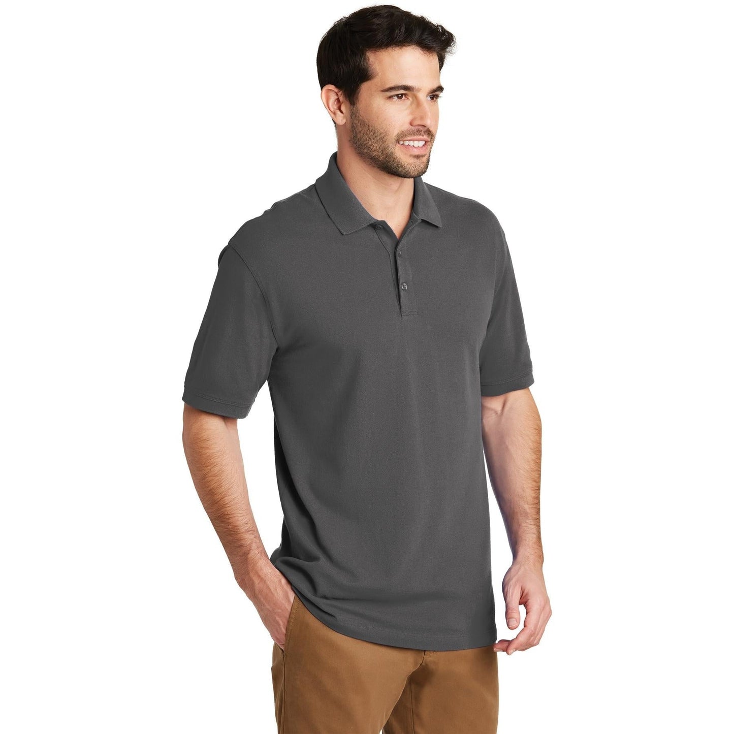 Apple Red Polo Shirts - Port Authority - Soft Cotton