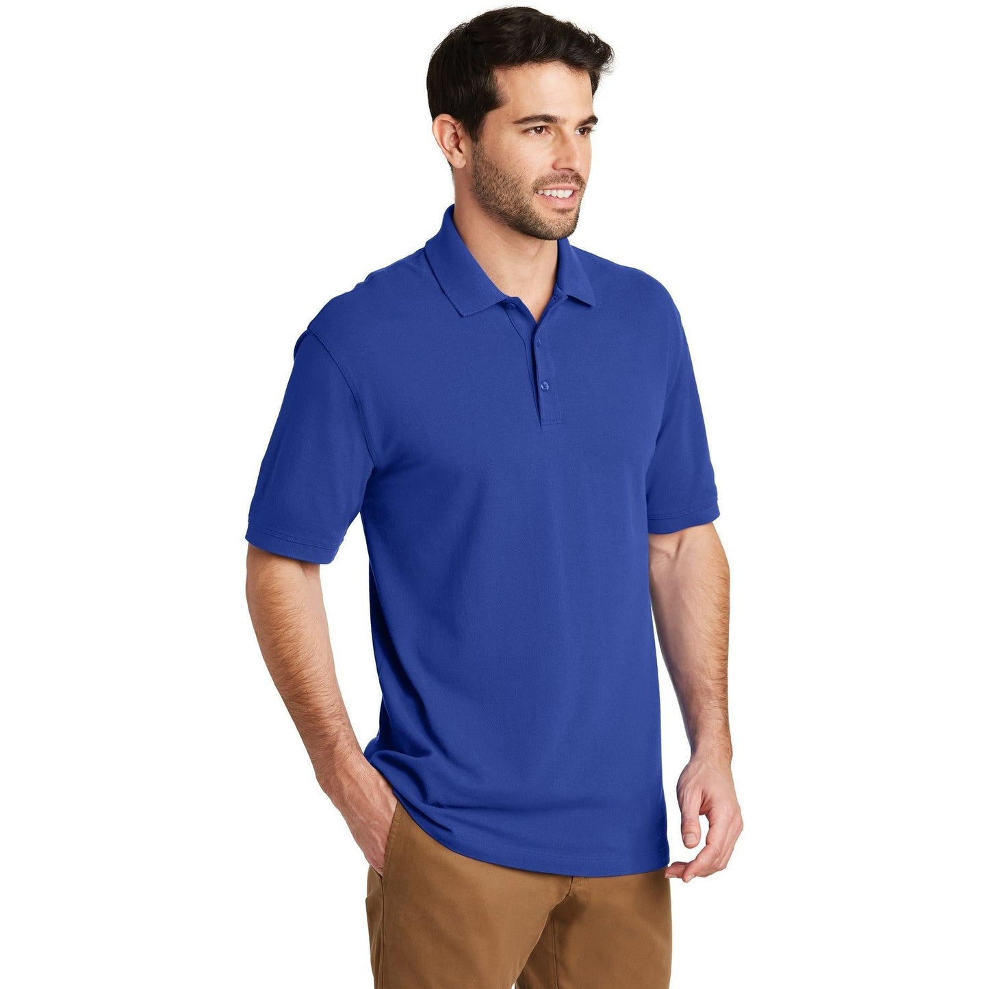 Apple Red Polo Shirts - Port Authority - Soft Cotton