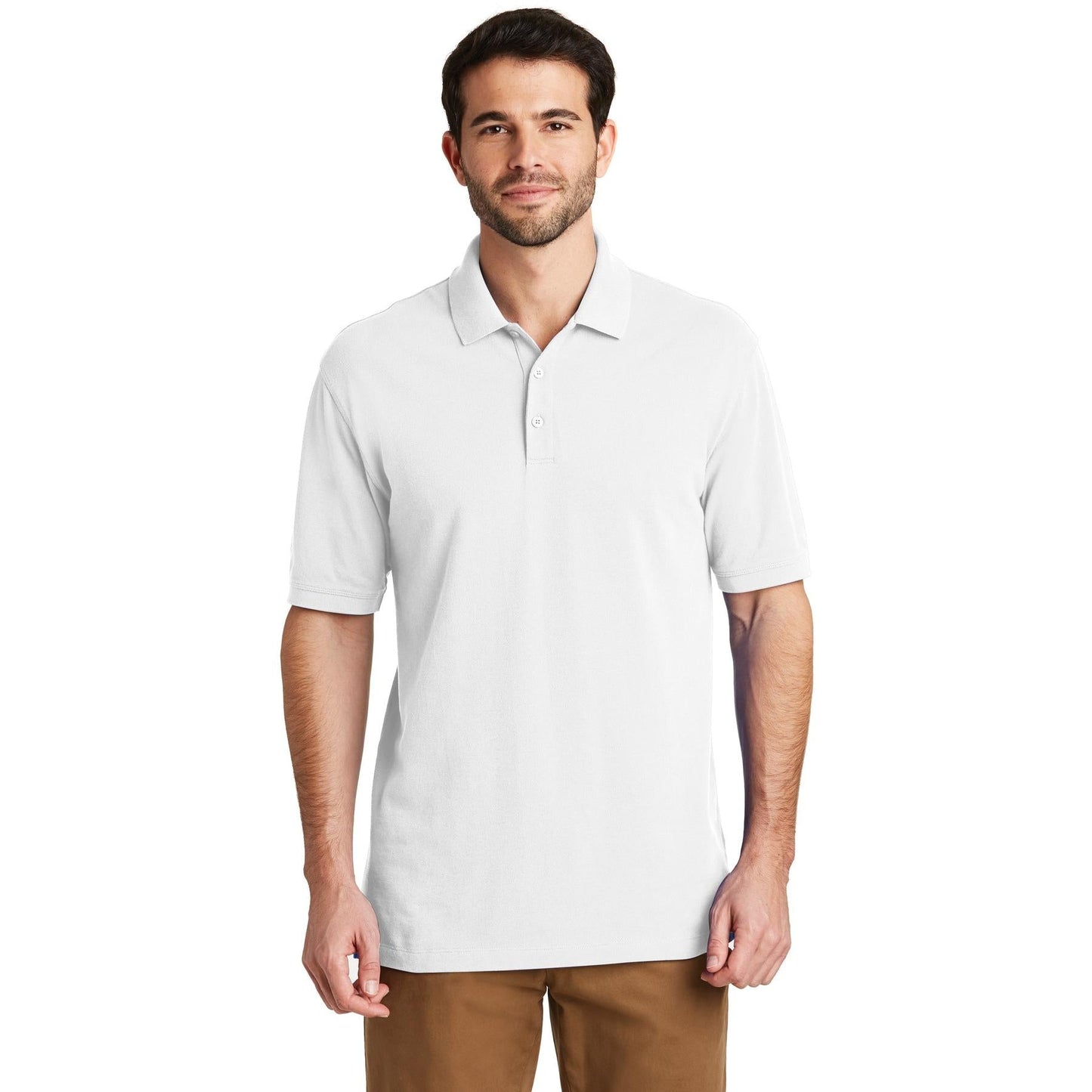 Apple Red Polo Shirts - Port Authority - Soft Cotton