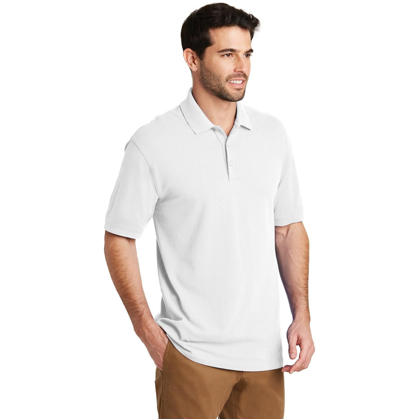 Apple Red Polo Shirts - Port Authority - Soft Cotton