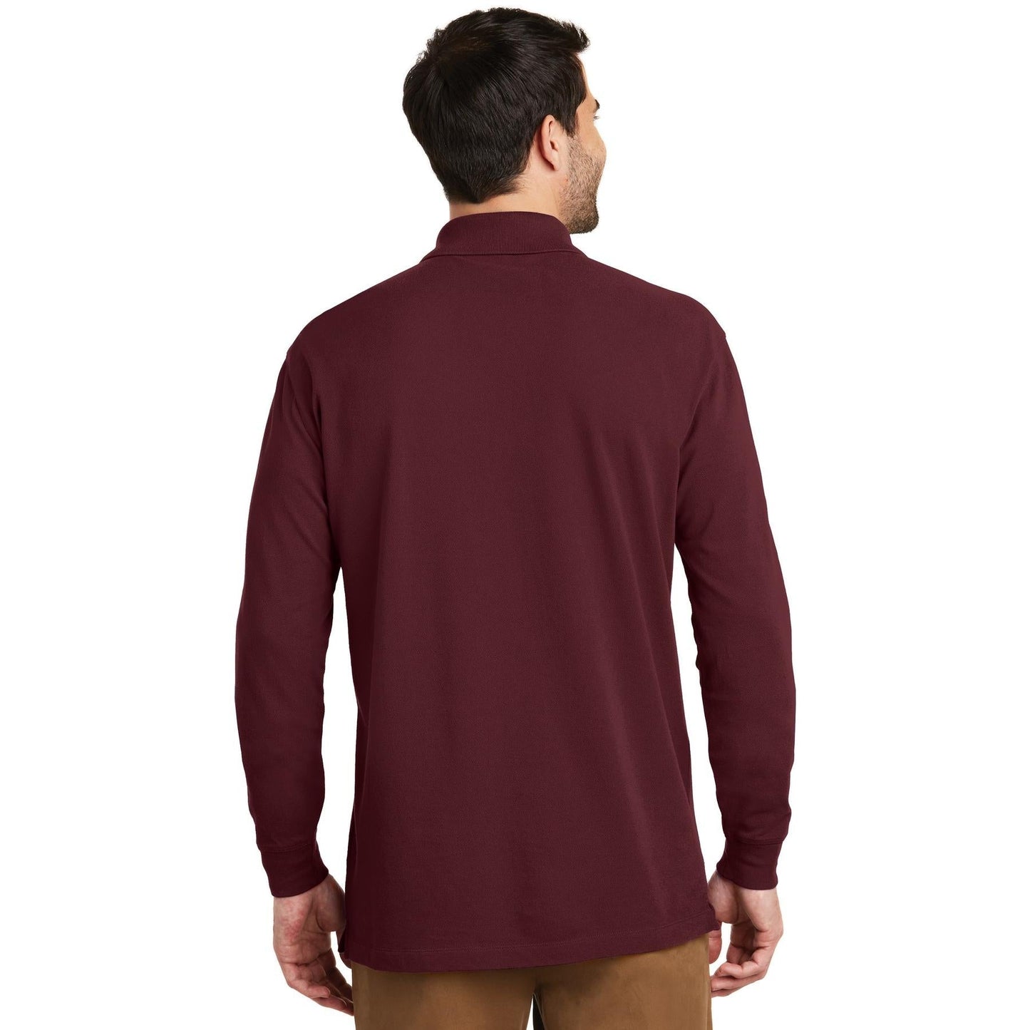 Black Polo Shirt - Port Authority - Sleek Fit