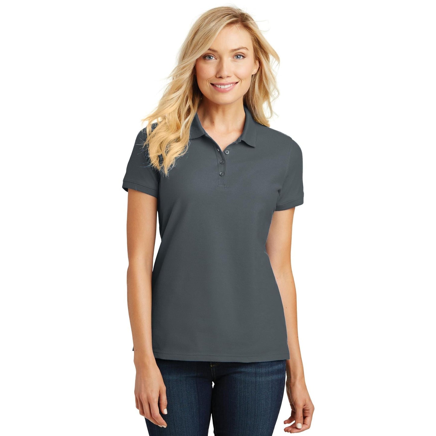 Bright Kelly Green Polo - Port Authority - Stylish Comfort