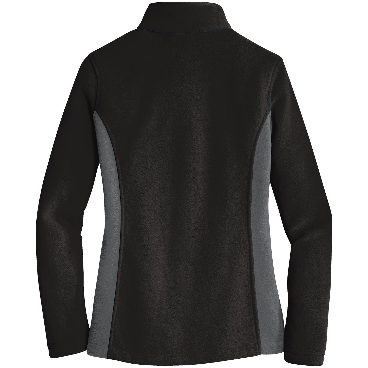 Black/Battleship Grey Jacket - Port Authority - Soft Fleece