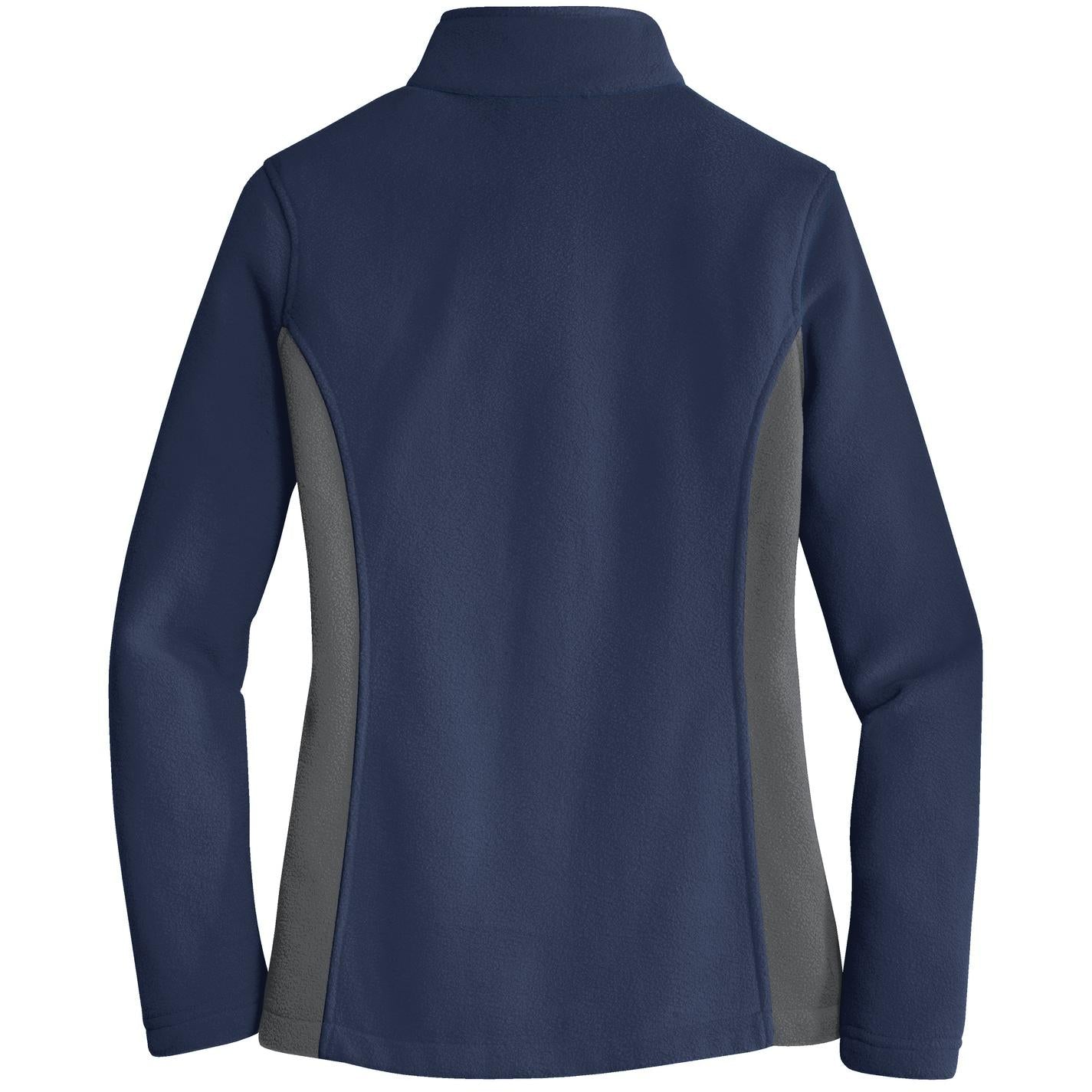 Black/Battleship Grey Jacket - Port Authority - Soft Fleece