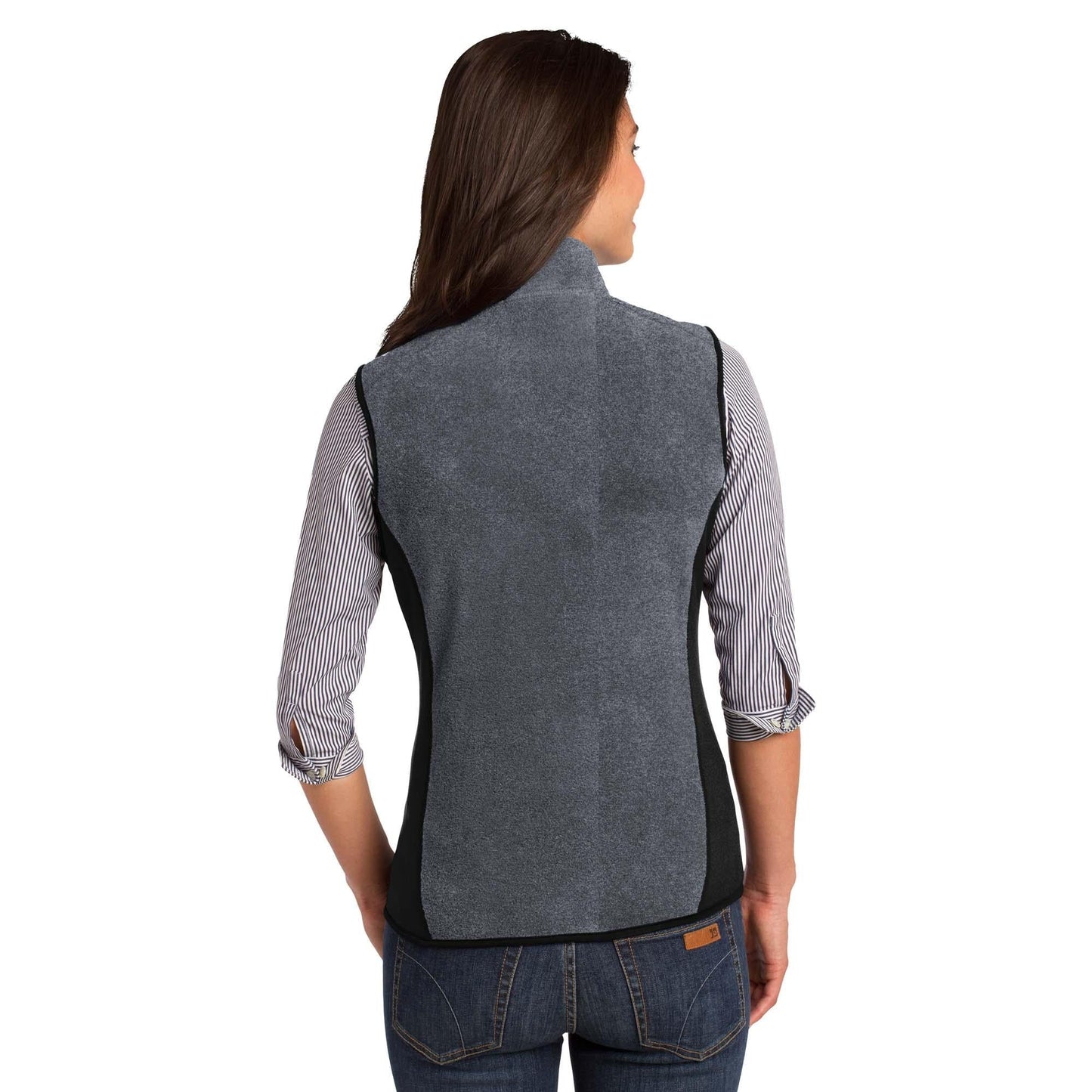 Charcoal Heather Vest - Port Authority - Soft Fleece