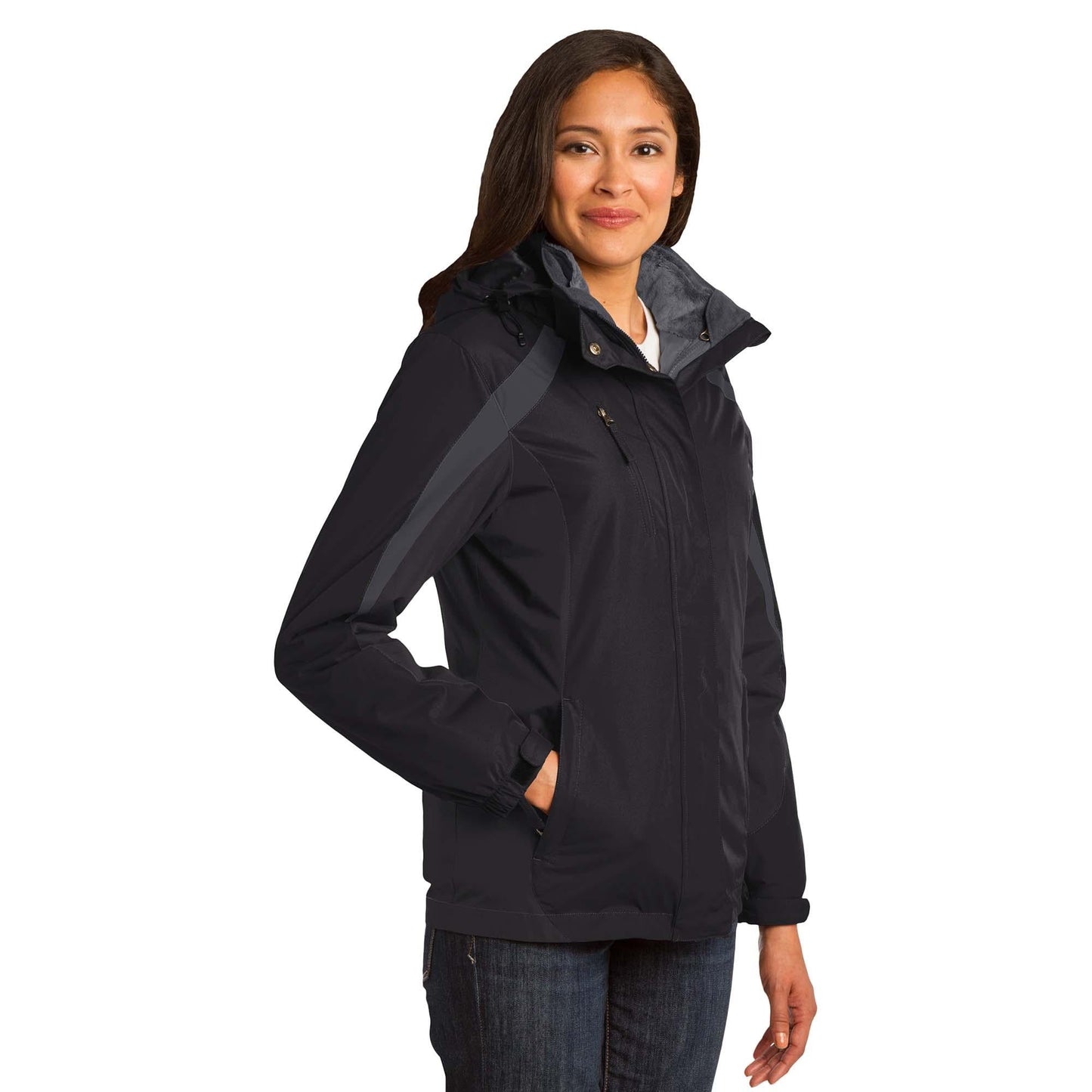 Admiral Blue Colorblock Jacket - Port Authority - Stylish Design