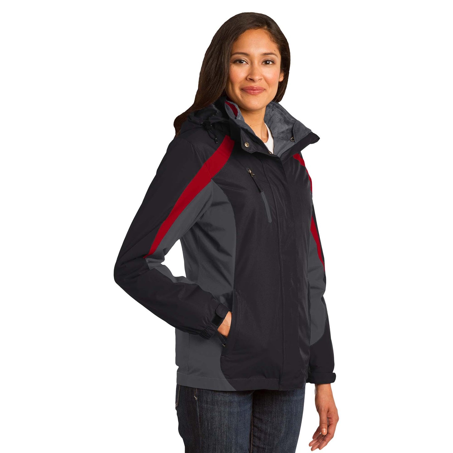 Admiral Blue Colorblock Jacket - Port Authority - Stylish Design