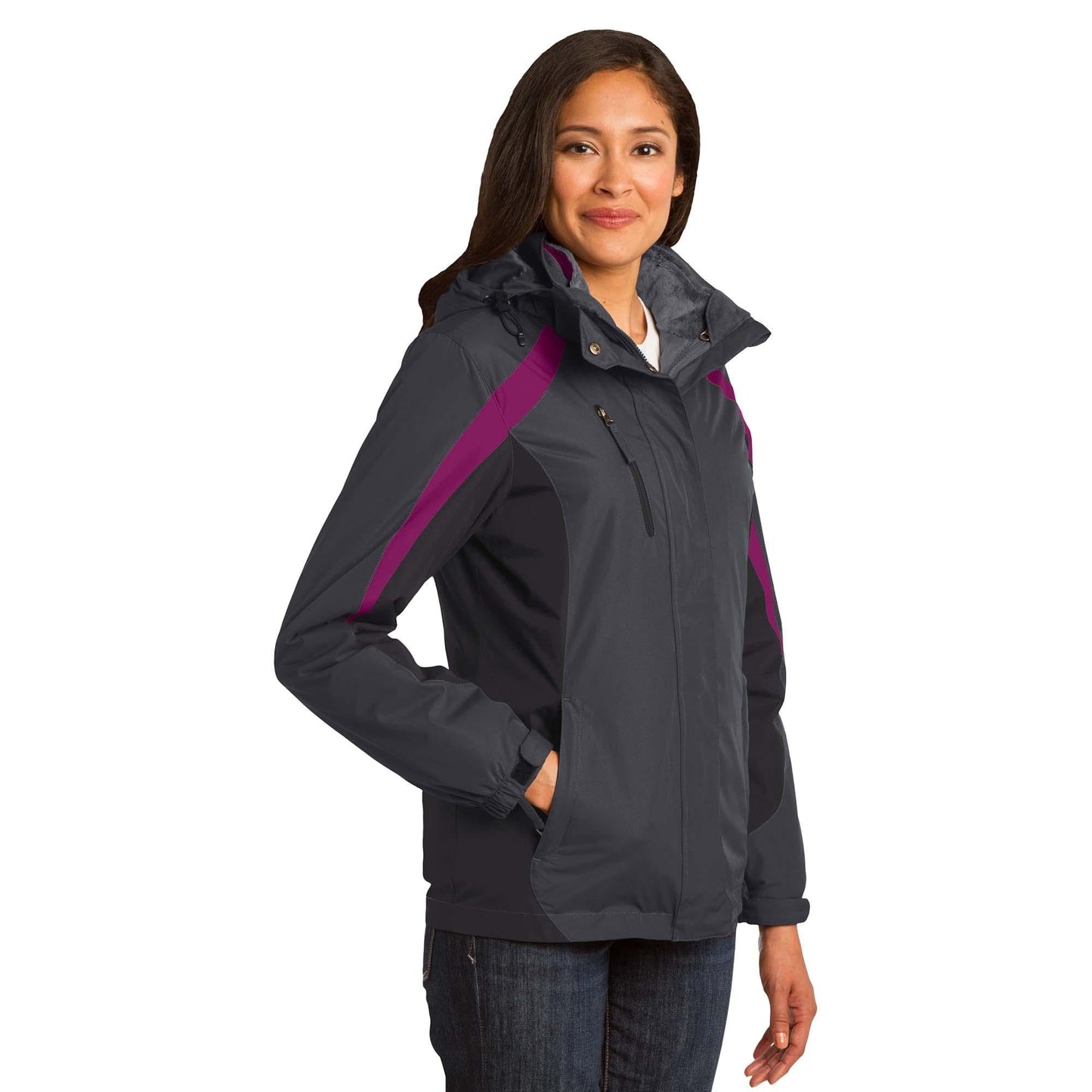 Admiral Blue Colorblock Jacket - Port Authority - Stylish Design