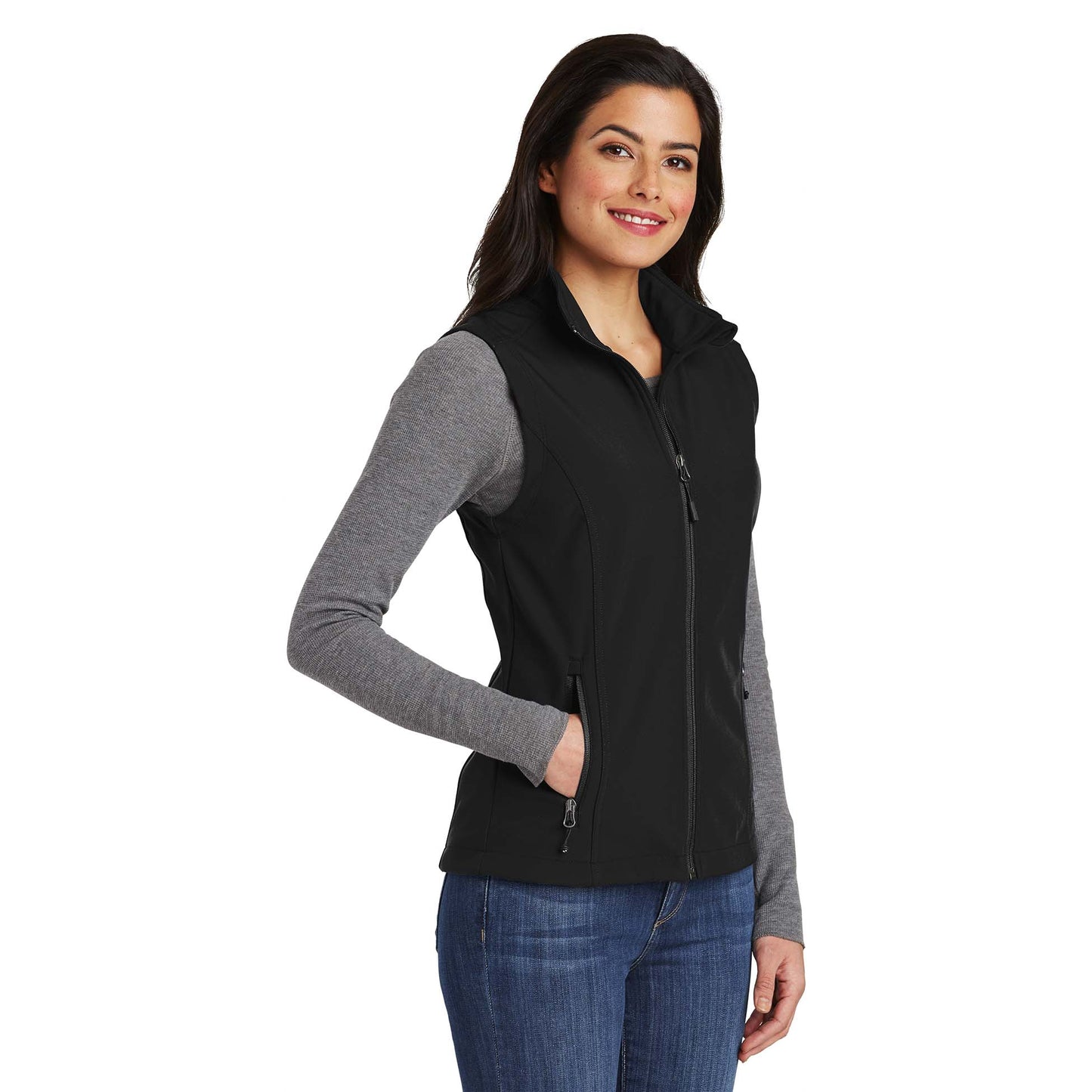 Battleship Grey Vest - Port Authority - Soft Shell