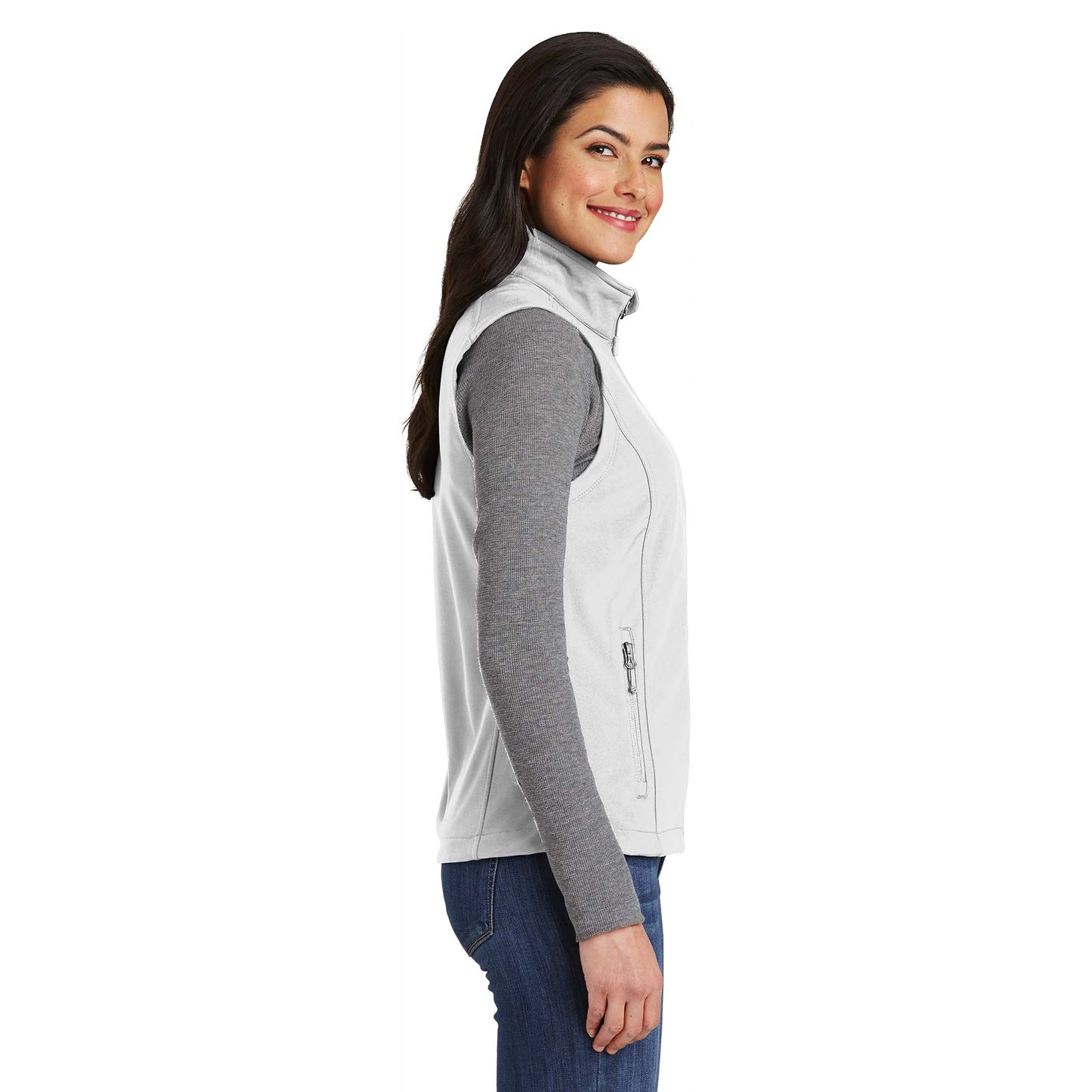 Battleship Grey Vest - Port Authority - Soft Shell