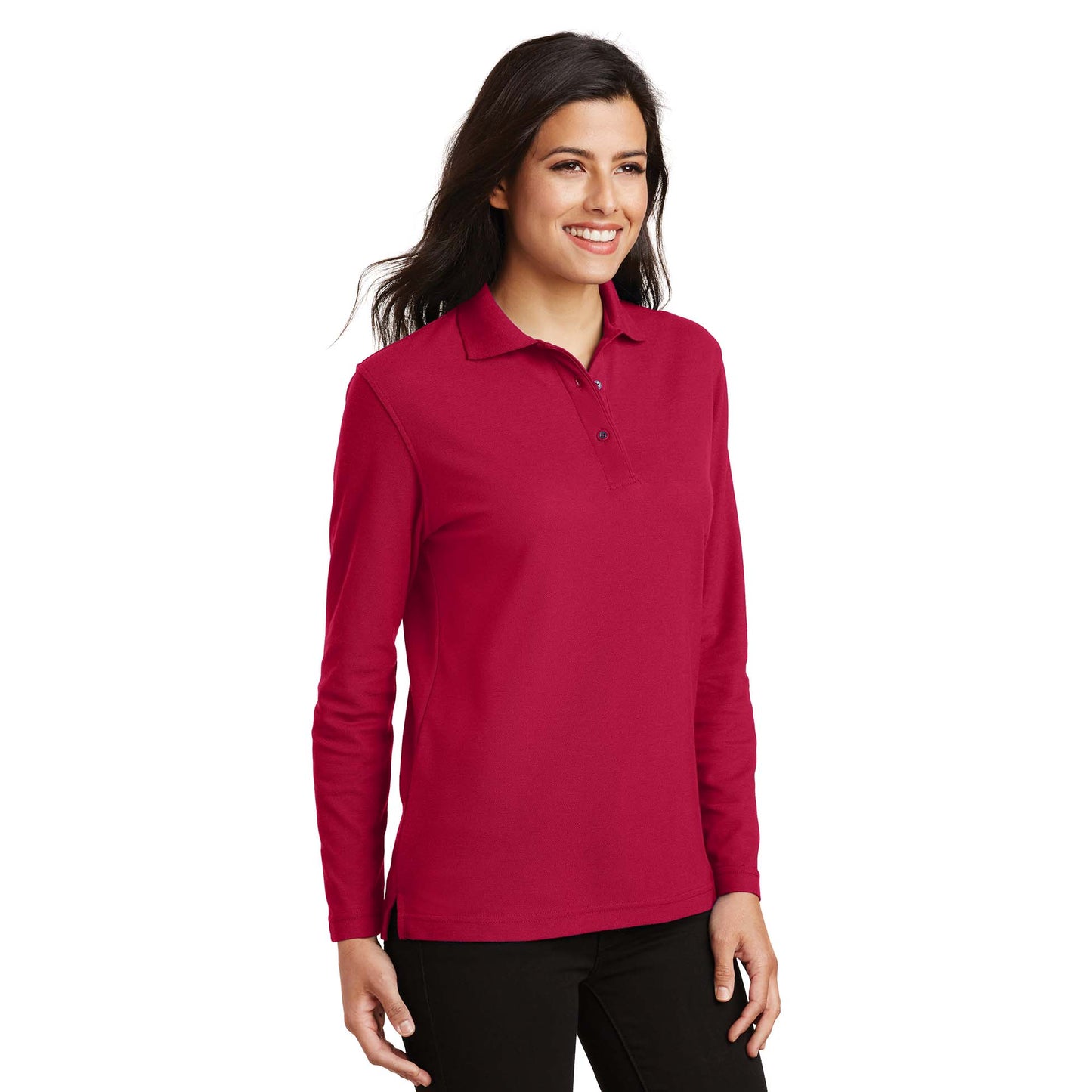 Black Polo Shirts - Port Authority - Soft Touch Fabric